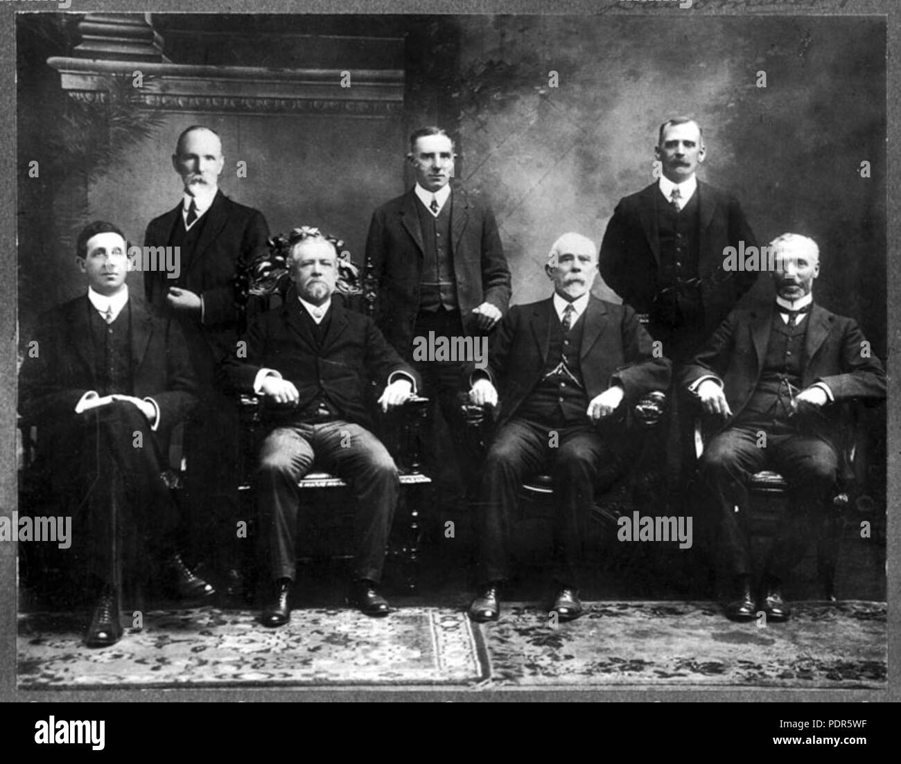 67 Les chefs de l'inaugural de la fonction publique du Commonwealth australien-1901 Banque D'Images