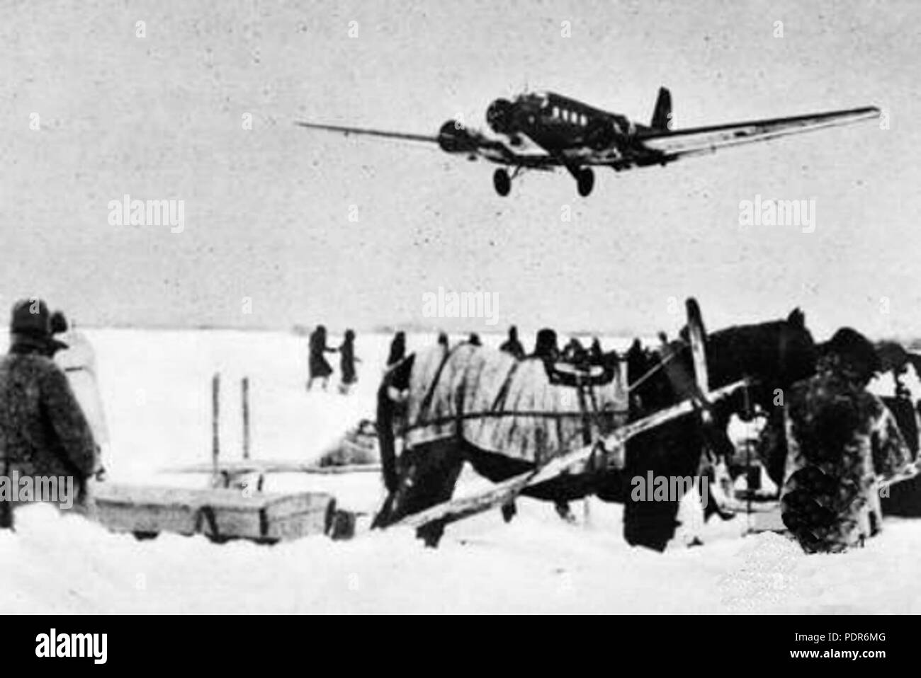74 Ju 52 près de Stalingrad la fin de 1942 Banque D'Images