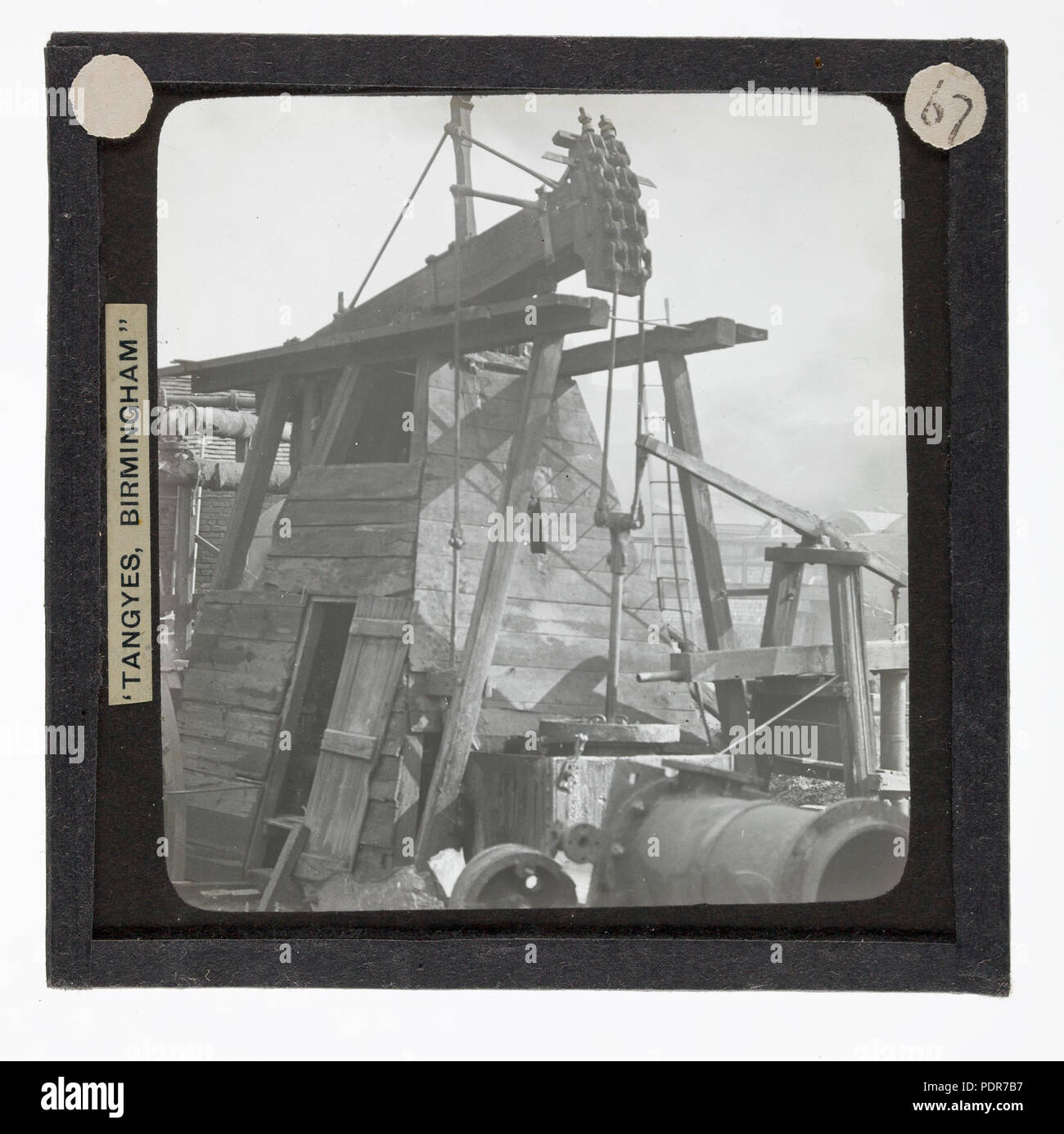 77 Diapositive - Tangyes Ltd, faisceau moteur pompe à vapeur à l'atmosphère, vers 1910 Banque D'Images