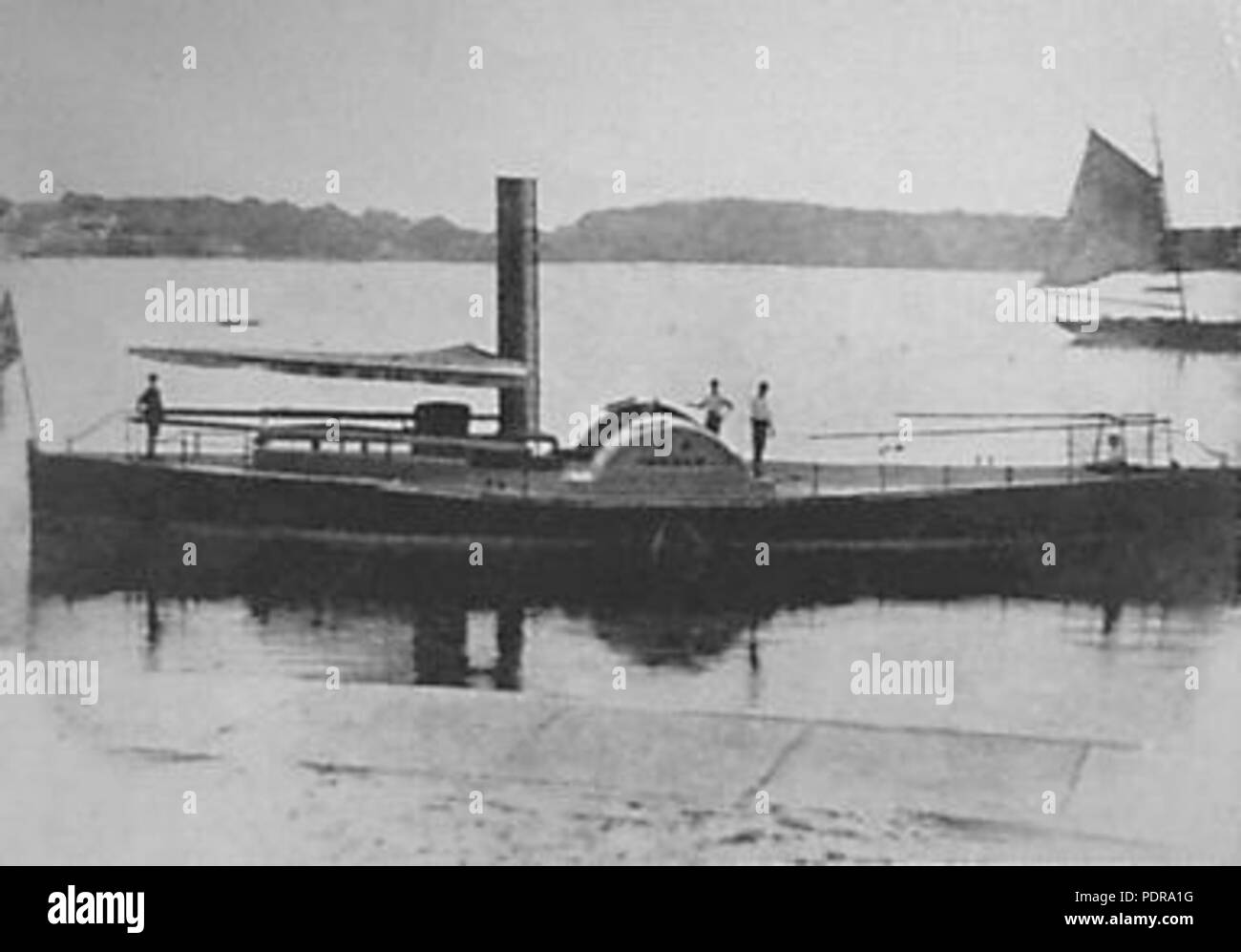 Bateau à aubes 94 Herald 1855 - 1884 Banque D'Images