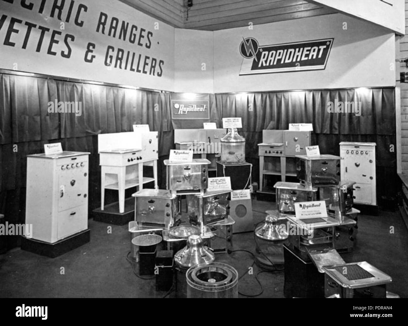 102 Archives de l'État du Queensland Queensland 1429 Affichage à l'Industrial Parc des Expositions Avril 1949 Banque D'Images
