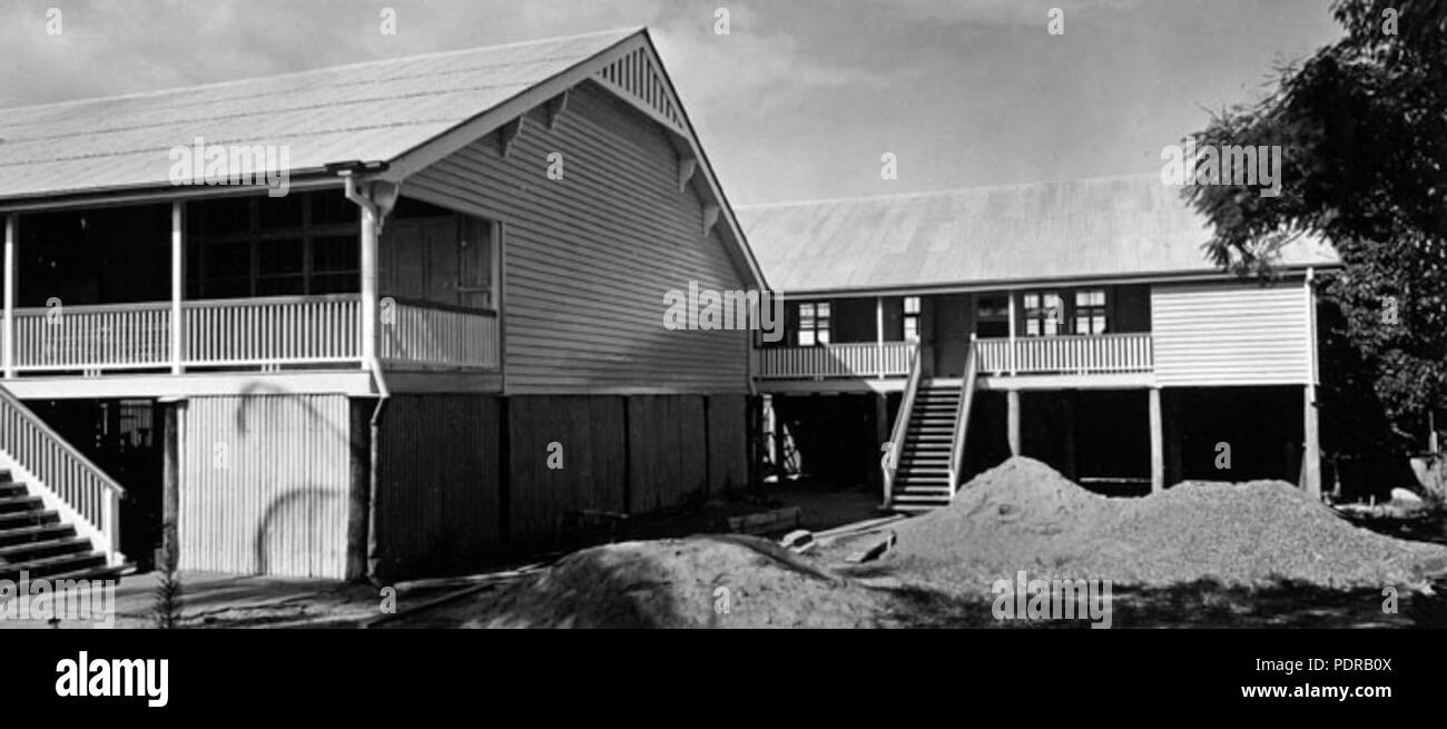 103 Archives de l'État du Queensland 1605 Manly École de l'état des logements supplémentaires de remodelage Avril 1951 Banque D'Images