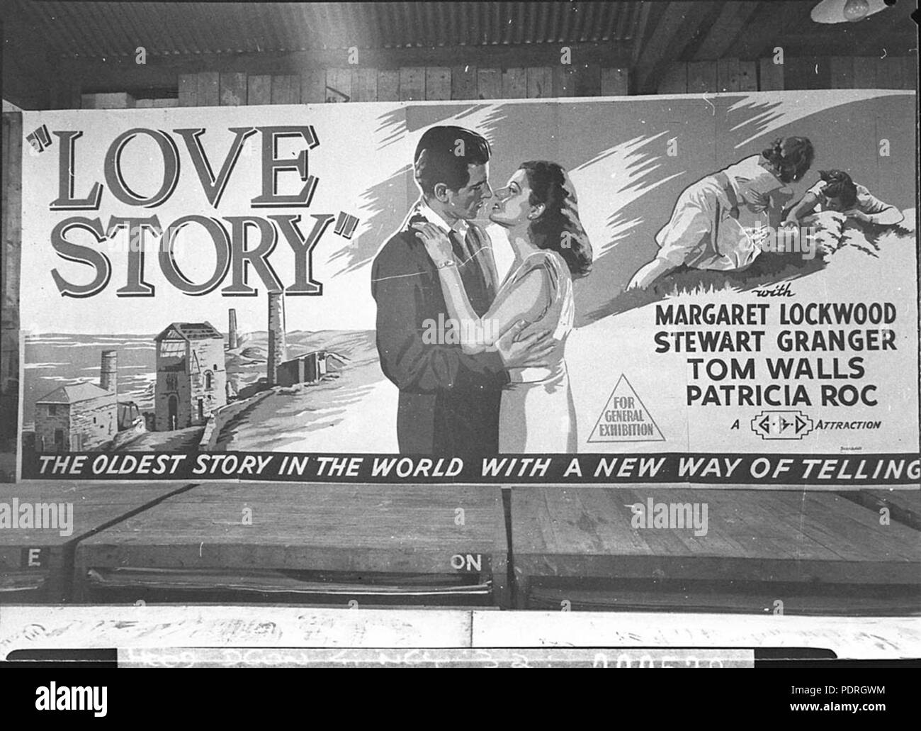 13886 SLNSW 136 Histoire d'amour Le ajoute 24coupeuse affiche de film Banque D'Images
