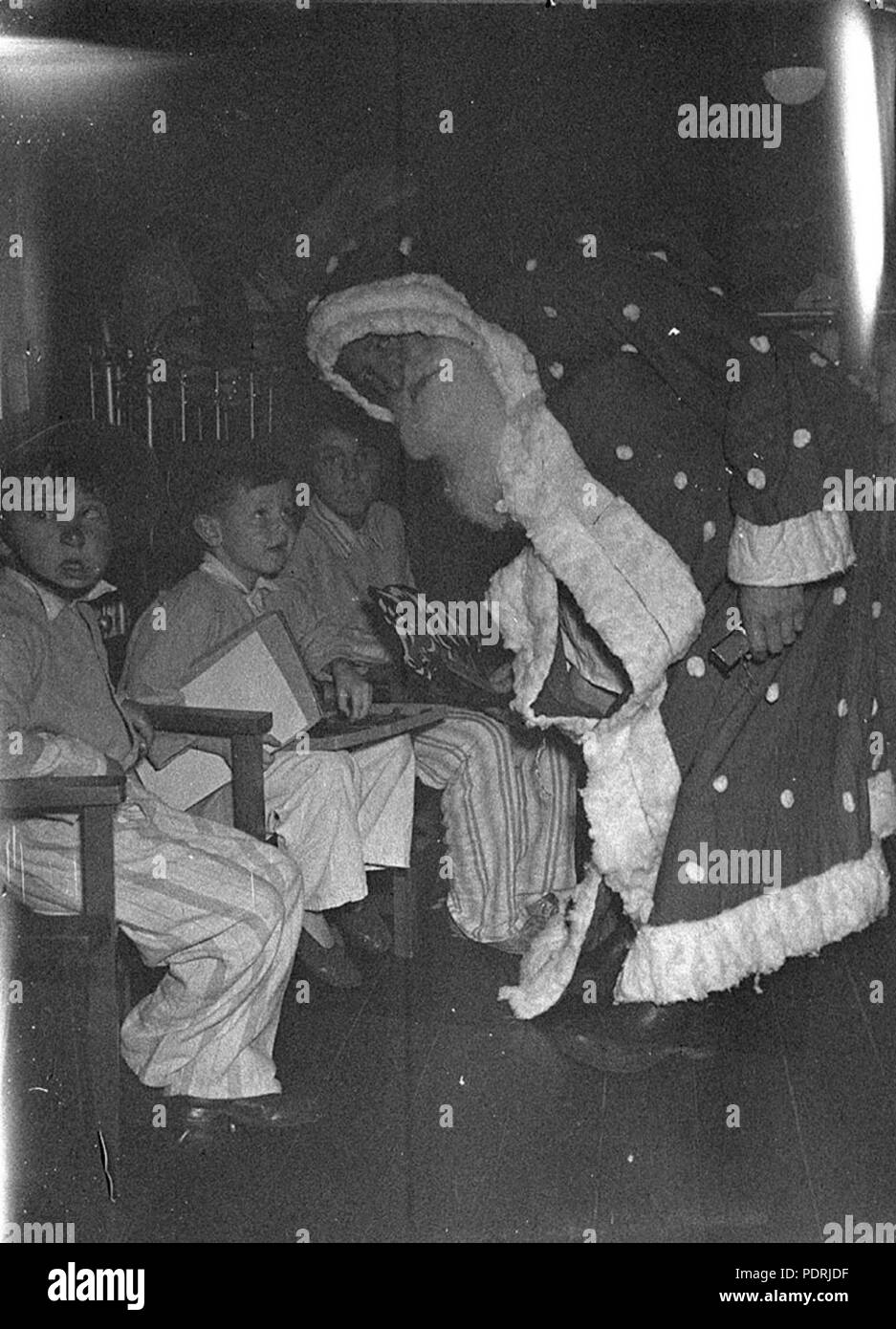 146 26213 SLNSW Royal Prince Alfred Hospital et arbres de Noël partie Infirmière Dunn Banque D'Images