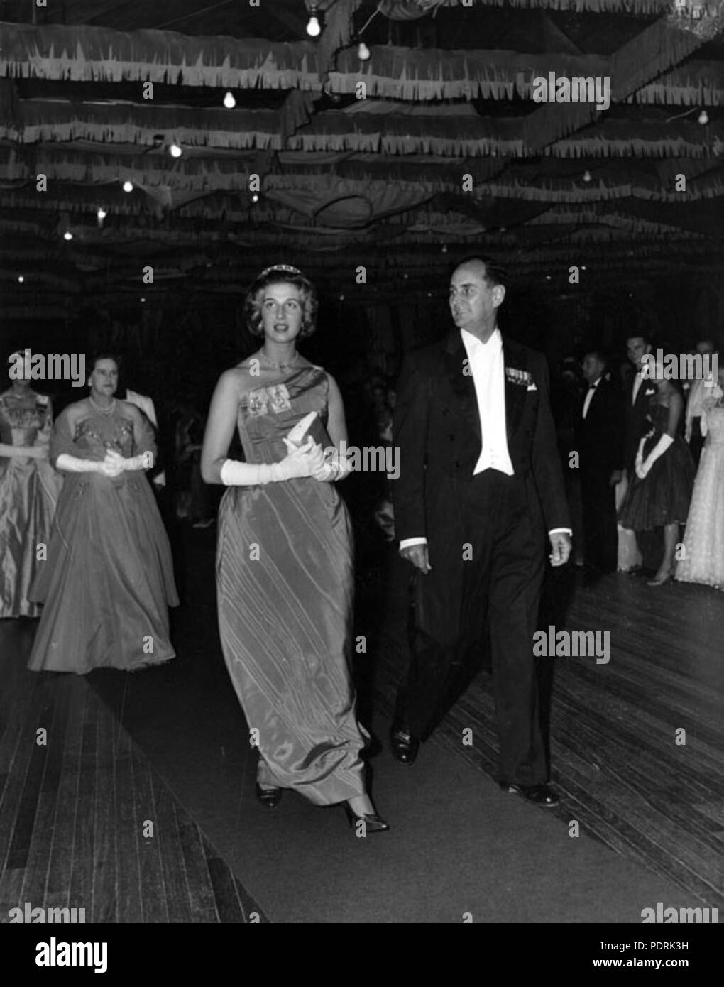 99 Princess Alexandra visite royale à Townsville, 1959 Banque D'Images