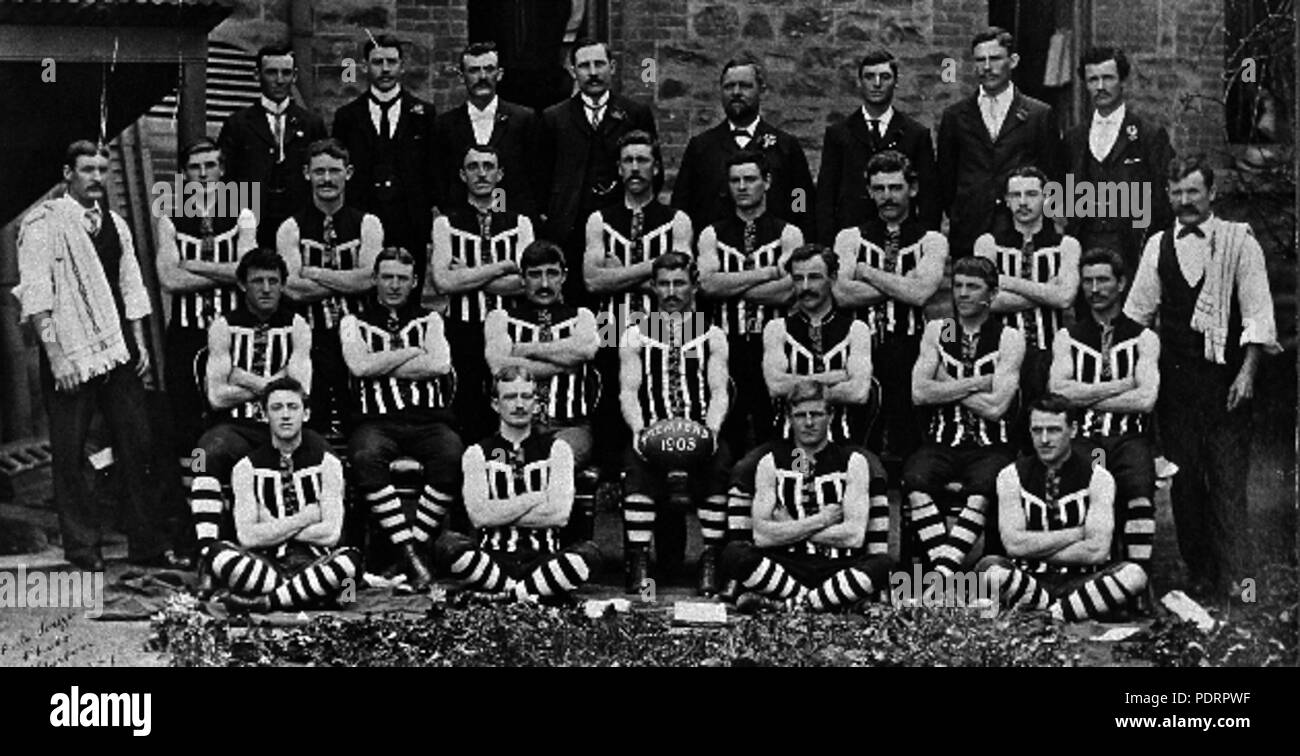 L'équipe du FC Port Adélaïde 97 1903 Banque D'Images
