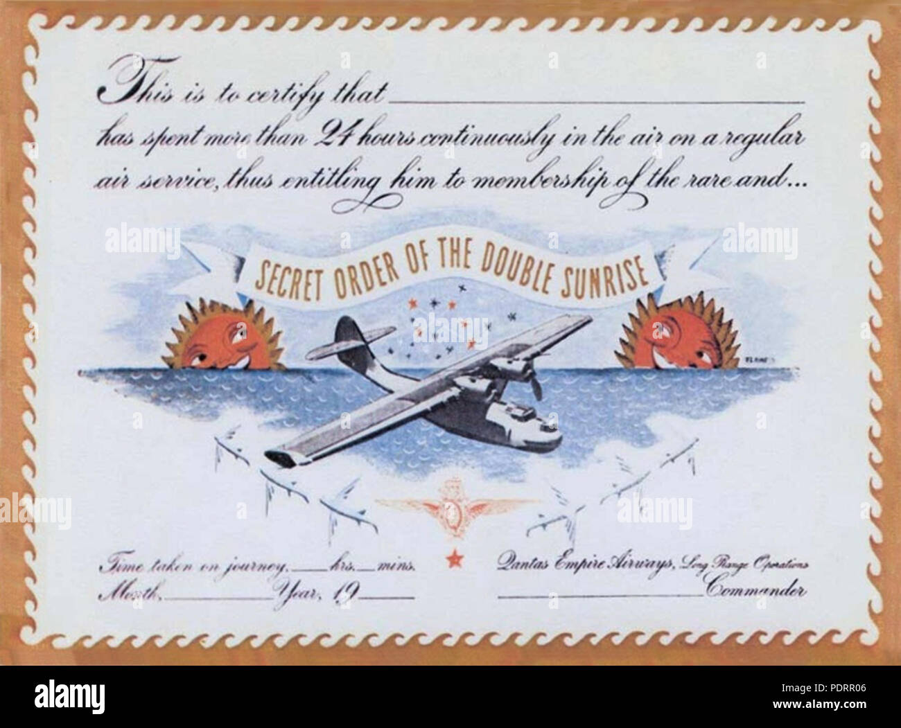 129 ordre secret dble lever du soleil Banque D'Images