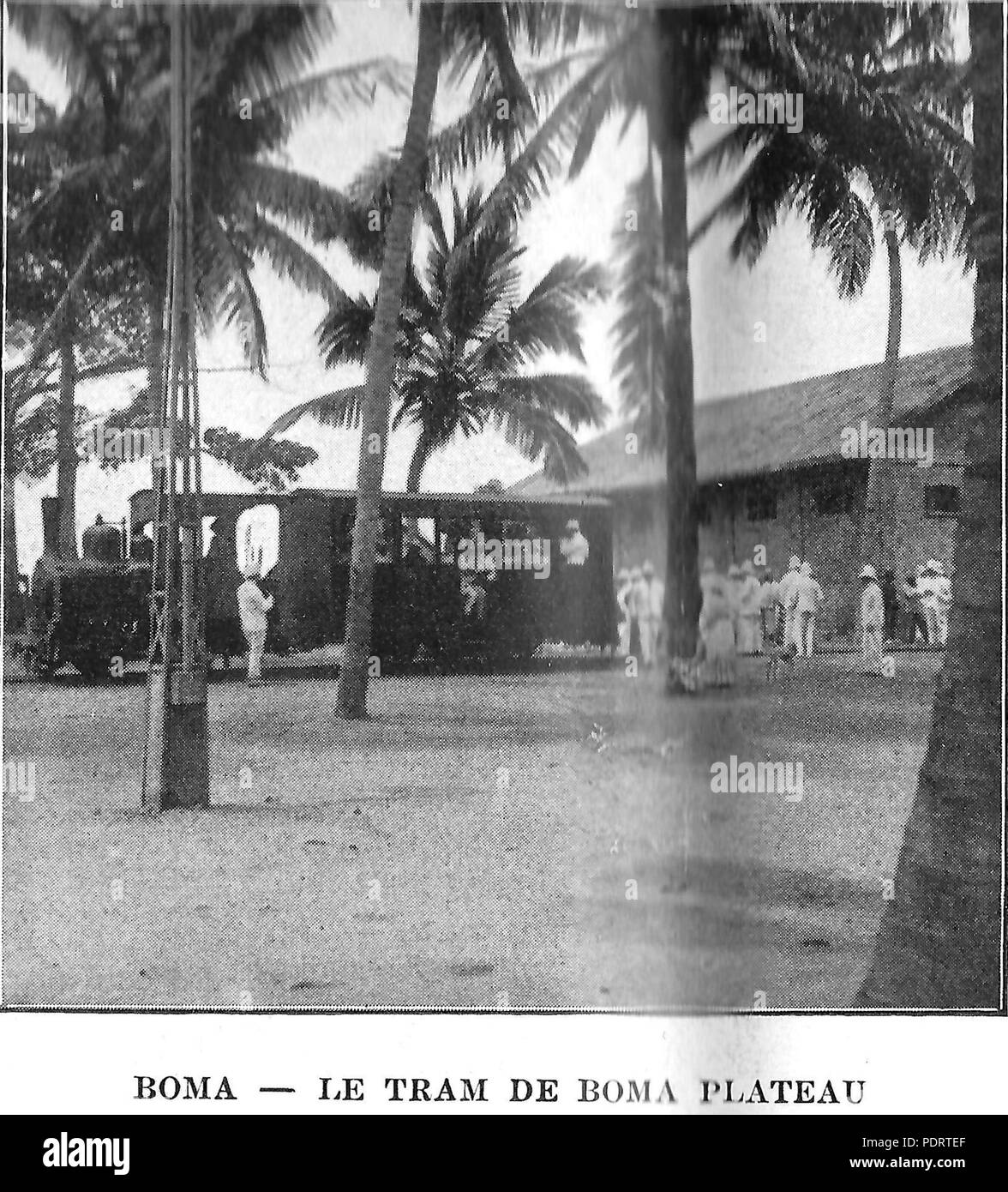 83 Le tram de Boma Boma plateau Banque D'Images