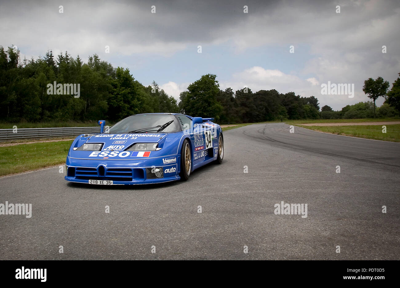 1994 Bugatti EB110 LM Le Mans race car Banque D'Images