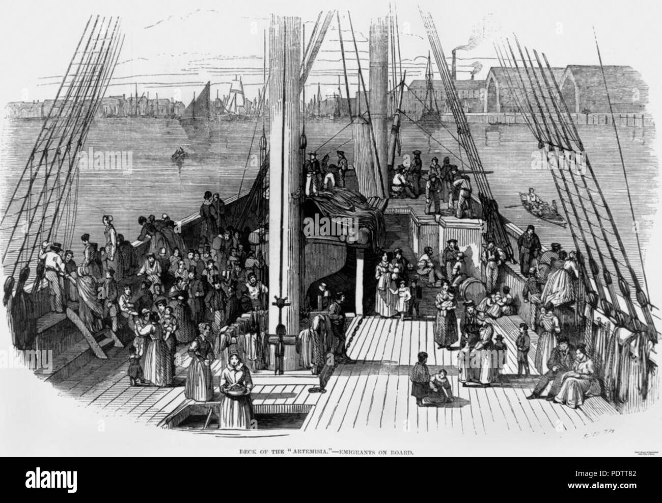 205 1 110436 StateLibQld Artemisia (navire) Banque D'Images