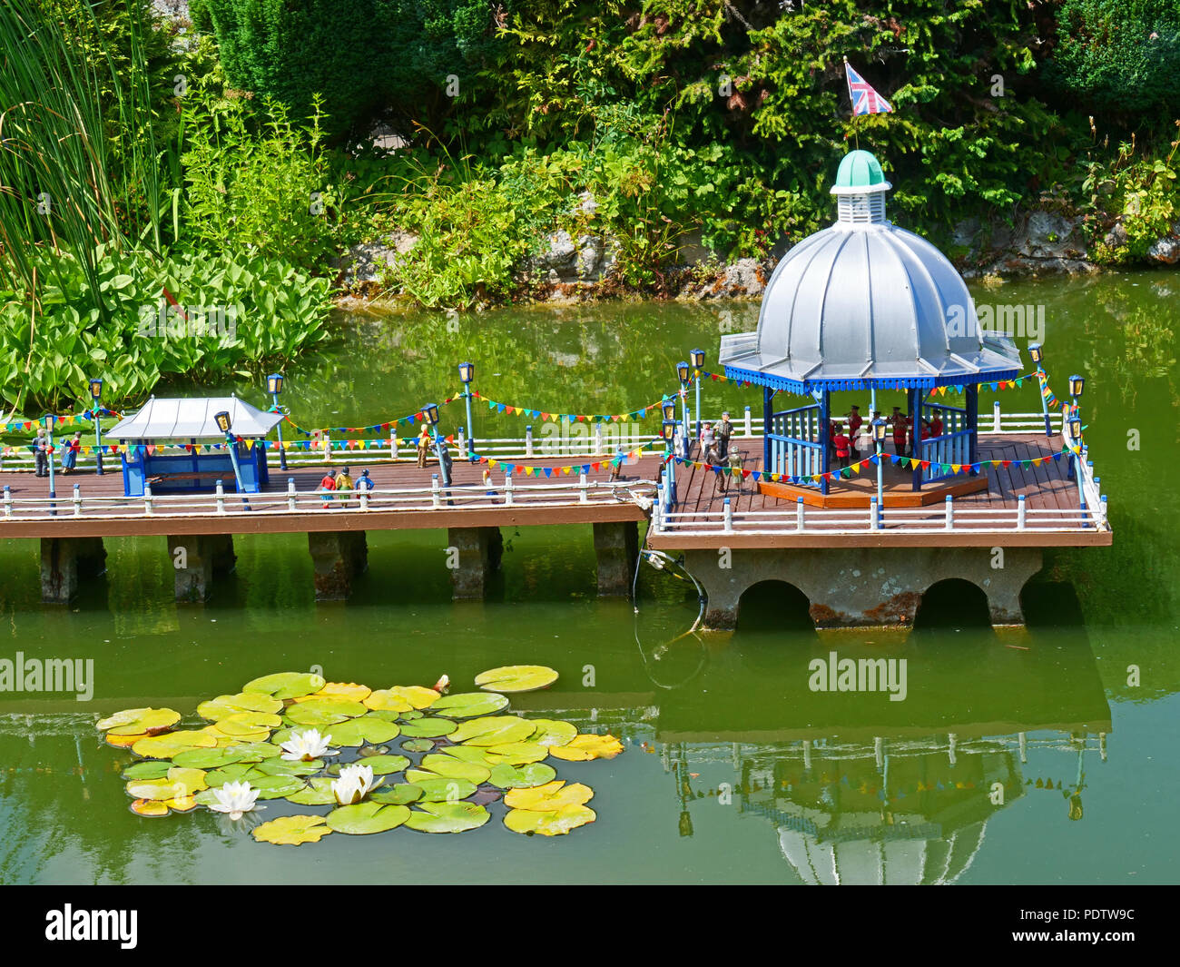 Bekonscot Model Village, Beaconsfield, Buckinghamshire, Royaume-Uni Banque D'Images