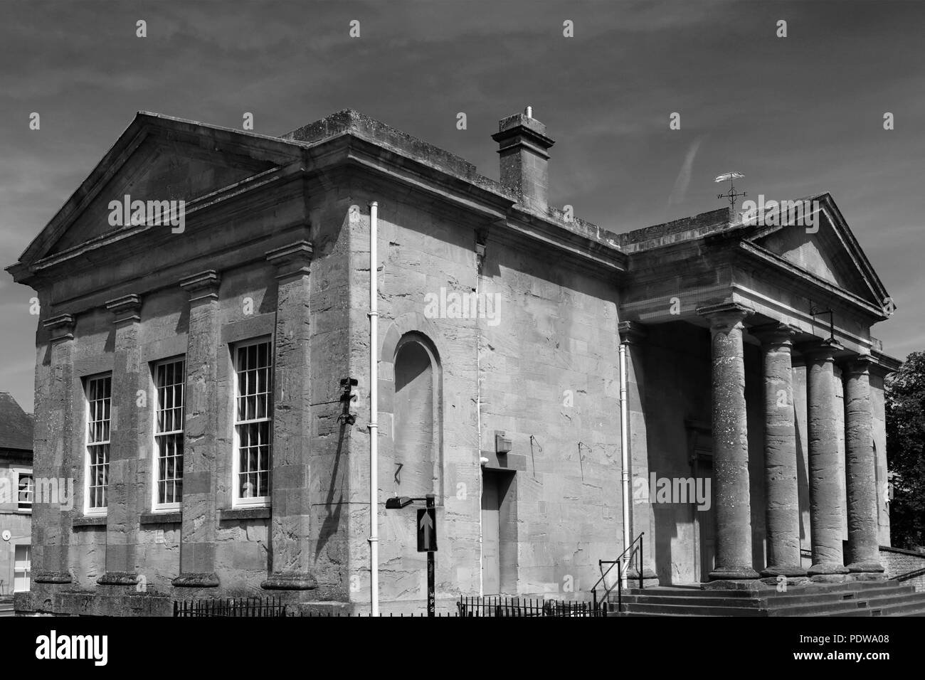 L'hôtel de ville dans la ville de Chipping Norton, Oxfordshire, England UK Cotswolds Banque D'Images