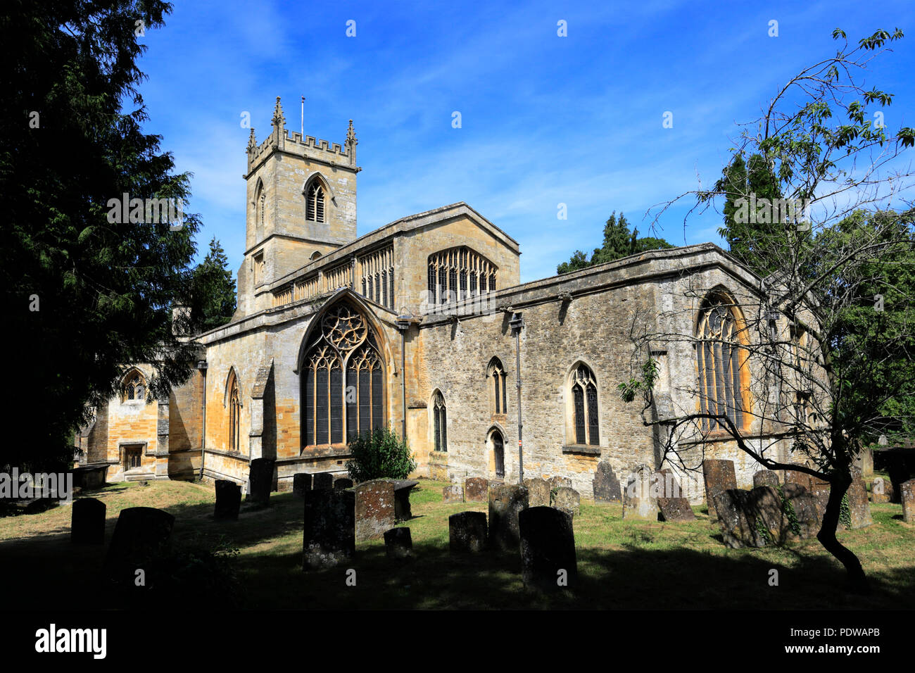Église St Marys, Chipping Norton, Oxfordshire, ville des Cotswolds, England, UK Banque D'Images