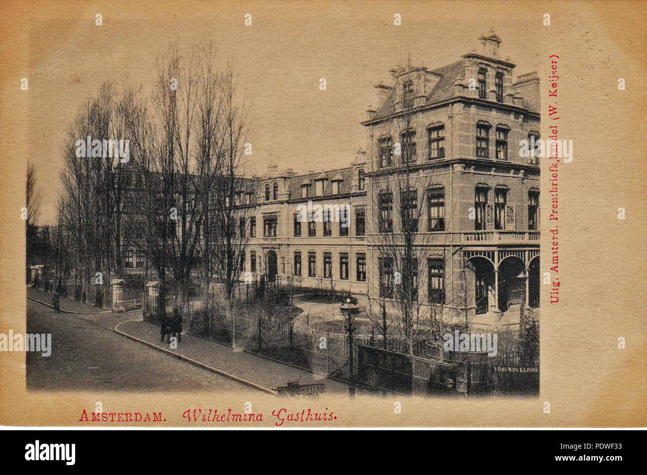 5 1ste Helmersstraat - Wilhelmina Gasthuis Banque D'Images