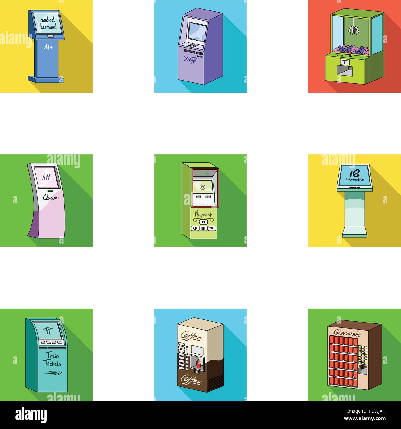 Distributeur automatique, machine à café, de l'information appareils et ...