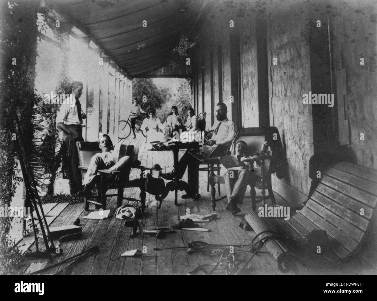 278 StateLibQld 1 99104 loisirs à Westbrook, Queensland, ca. 1898 Banque D'Images