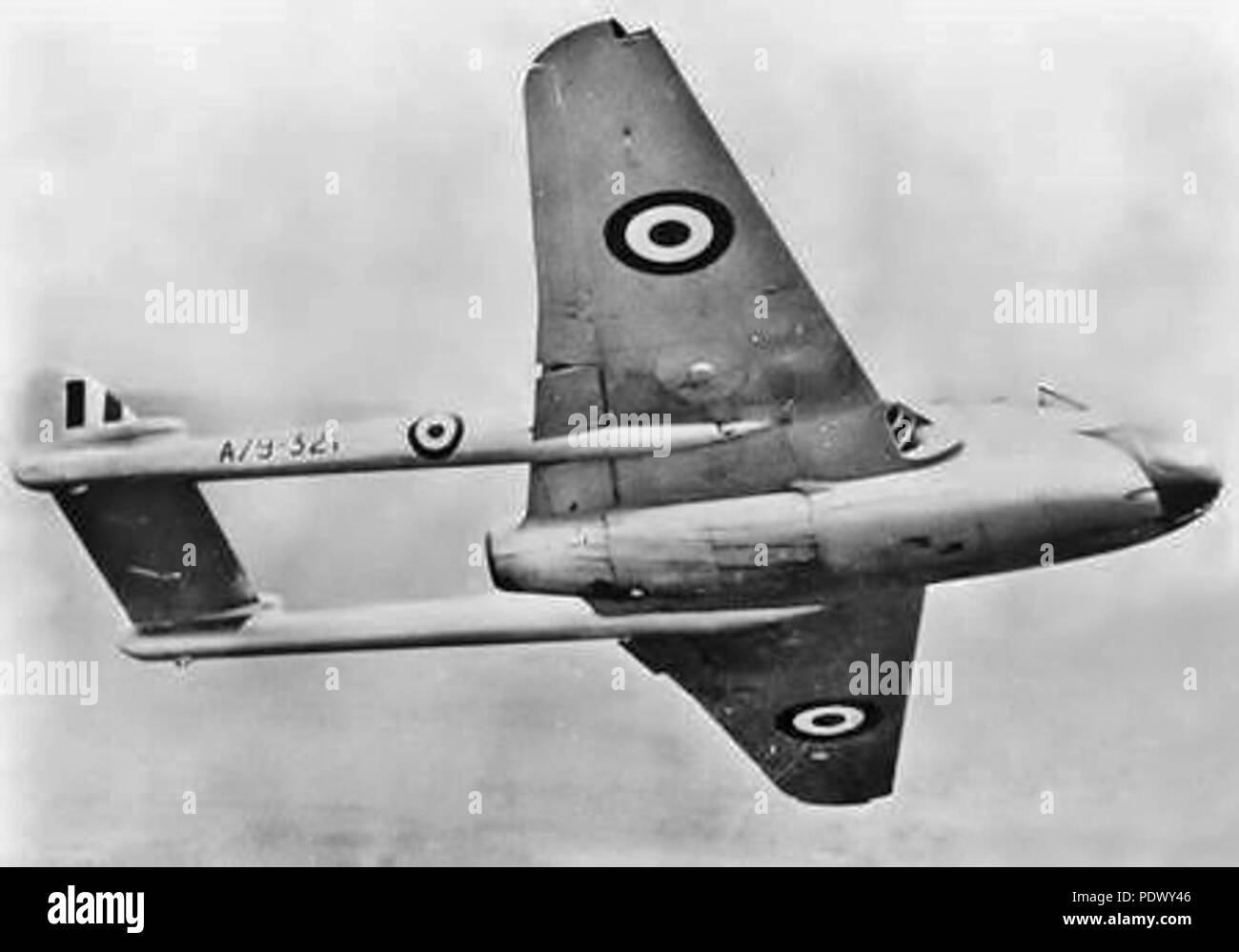 89 No 2 de la RAAF OCU Vampire (AWM 128861) Banque D'Images