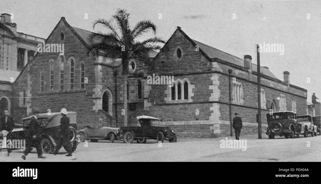 232 1 150843 StateLibQld Bureau d'enquête criminelle, George Street, Brisbane, 1930 Banque D'Images