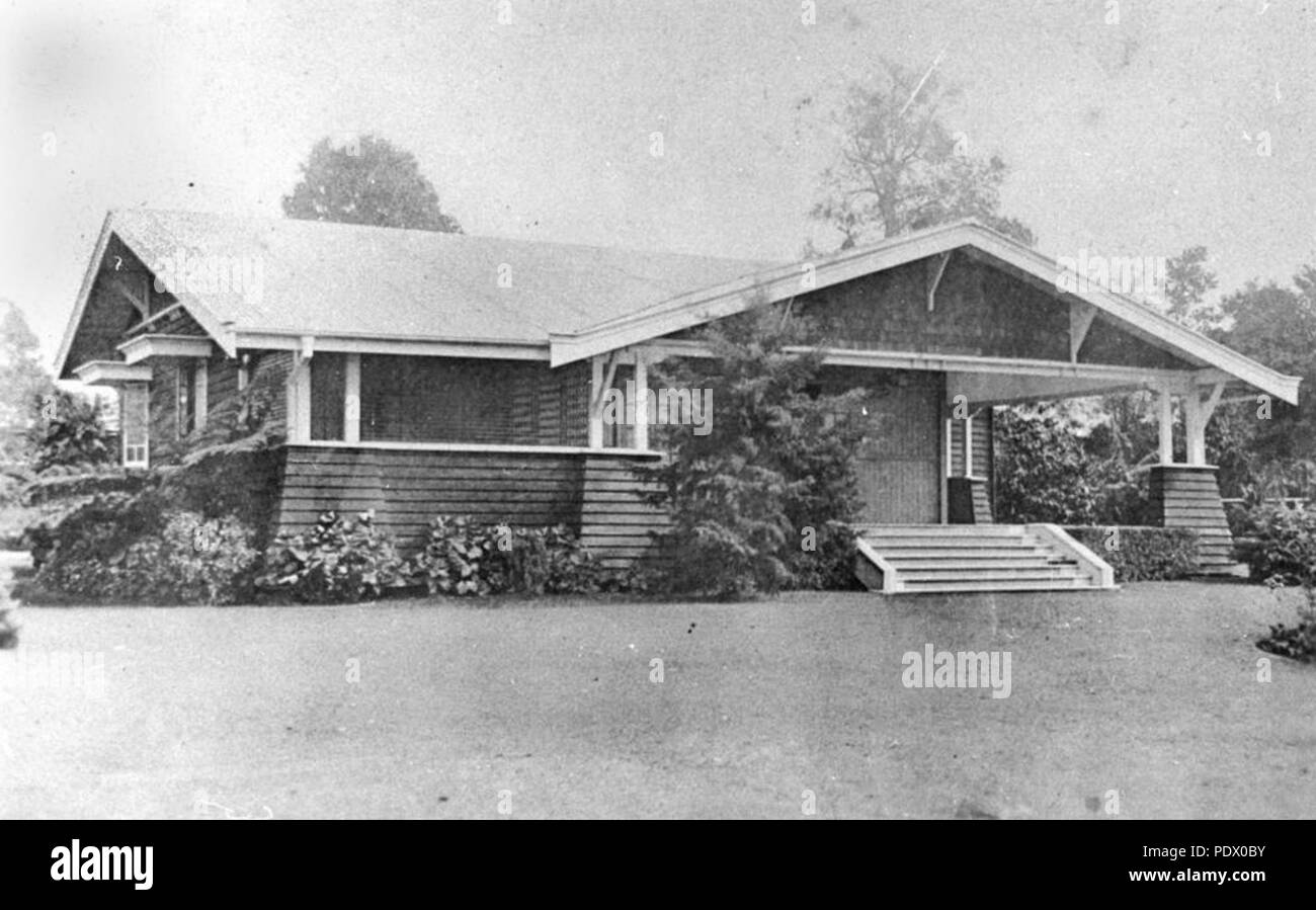 233 152911 StateLibQld 1 habitation de style bungalow californien Banque D'Images