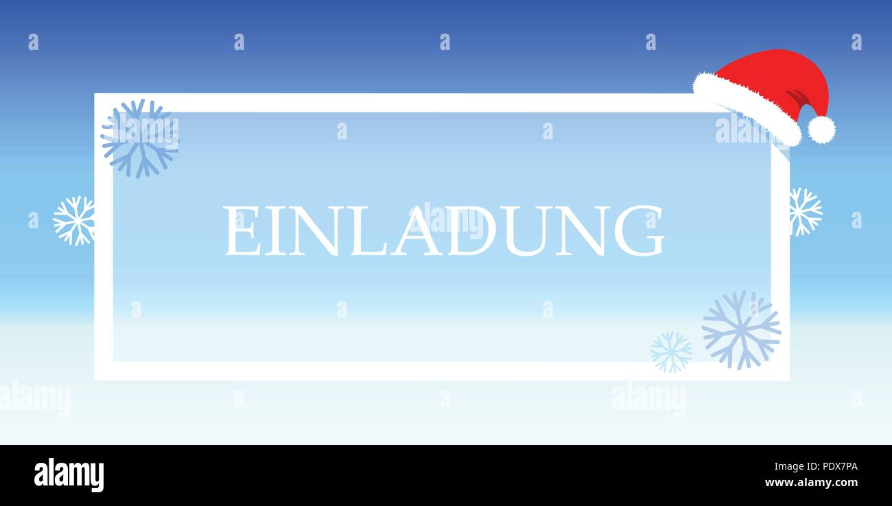 Célébration de Noël invitant red cap neige illustration vecteur EPS10 Illustration de Vecteur
