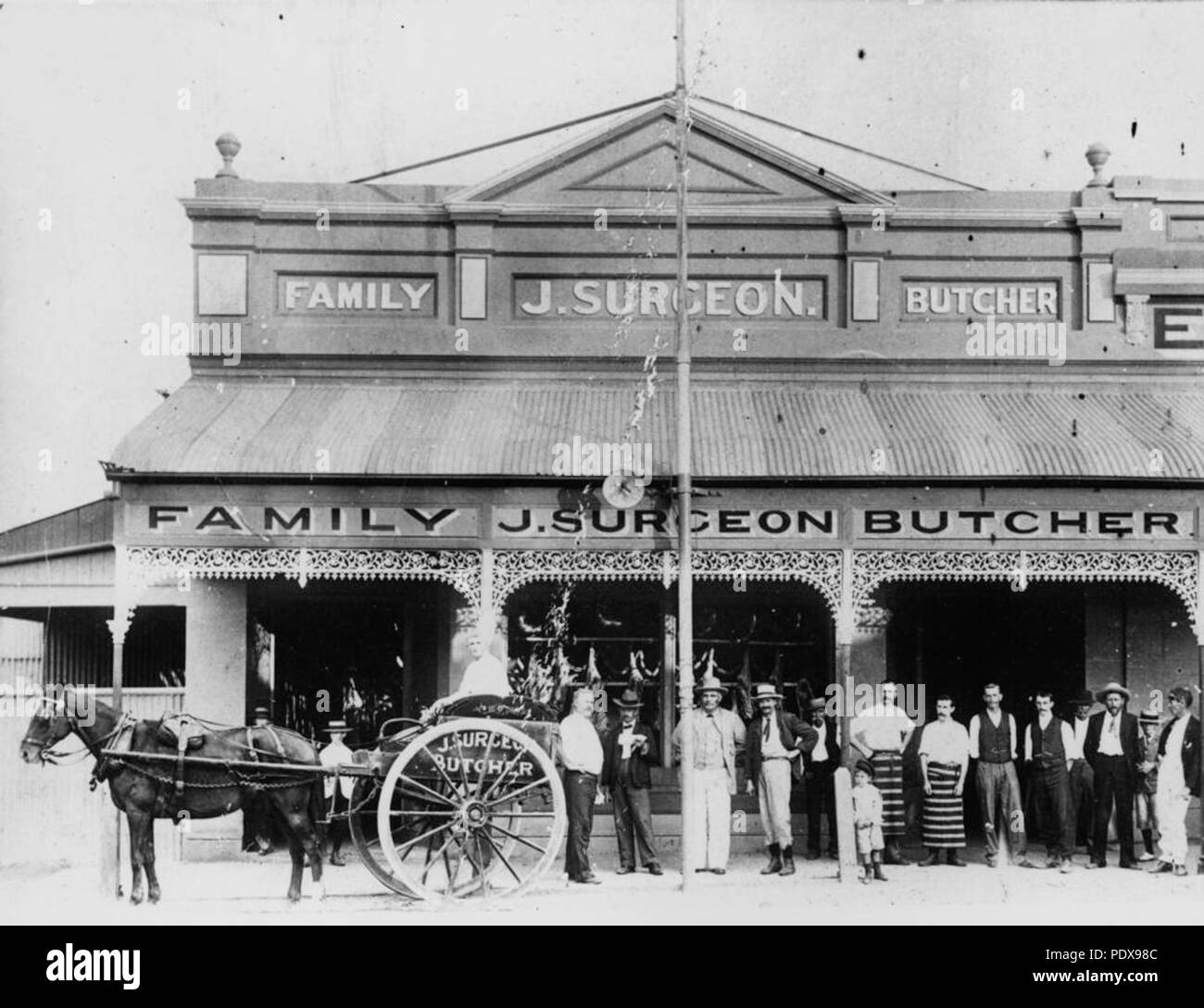275 StateLibQld 1 87644 boucherie du chirurgien dans la région de Charters Towers Banque D'Images