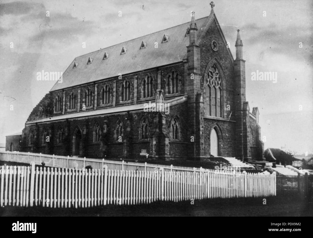 276 91760 StateLibQld 1 la cathédrale Saint Patrick, Toowoomba, ca. 1894 Banque D'Images