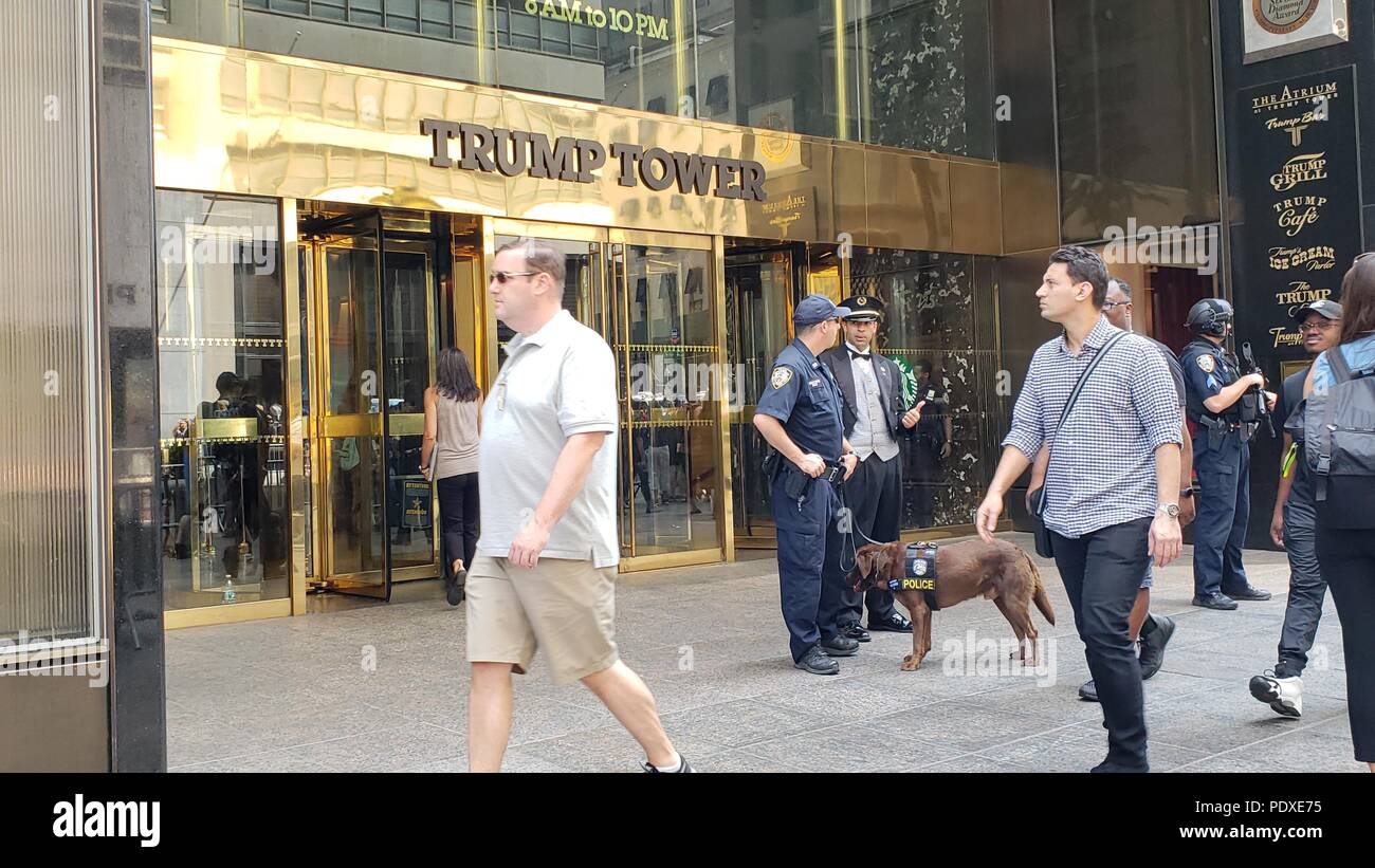 La ville de New York, Trump Tower : Bethenny Frankel's le change de petit ami retrouvé mort à Trump Tower de surdose apparente. Banque D'Images