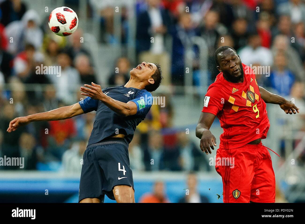 Coupe du Monde FIFA 2018 Demi Finale Belgique/France à Saint Petersbourg Où : Saint Petersburg, Fédération de Russie Quand : 10 Juillet 2018 Crédit : Anthony Stanley/WENN.com Banque D'Images
