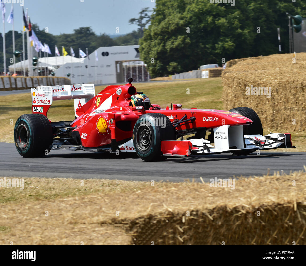 Marc Gene, Ferrari F60, la formule un contemporain, Festival of Speed - le Silver Jubilee, Goodwood Festival of Speed 2018, mécaniques, automobiles, Banque D'Images