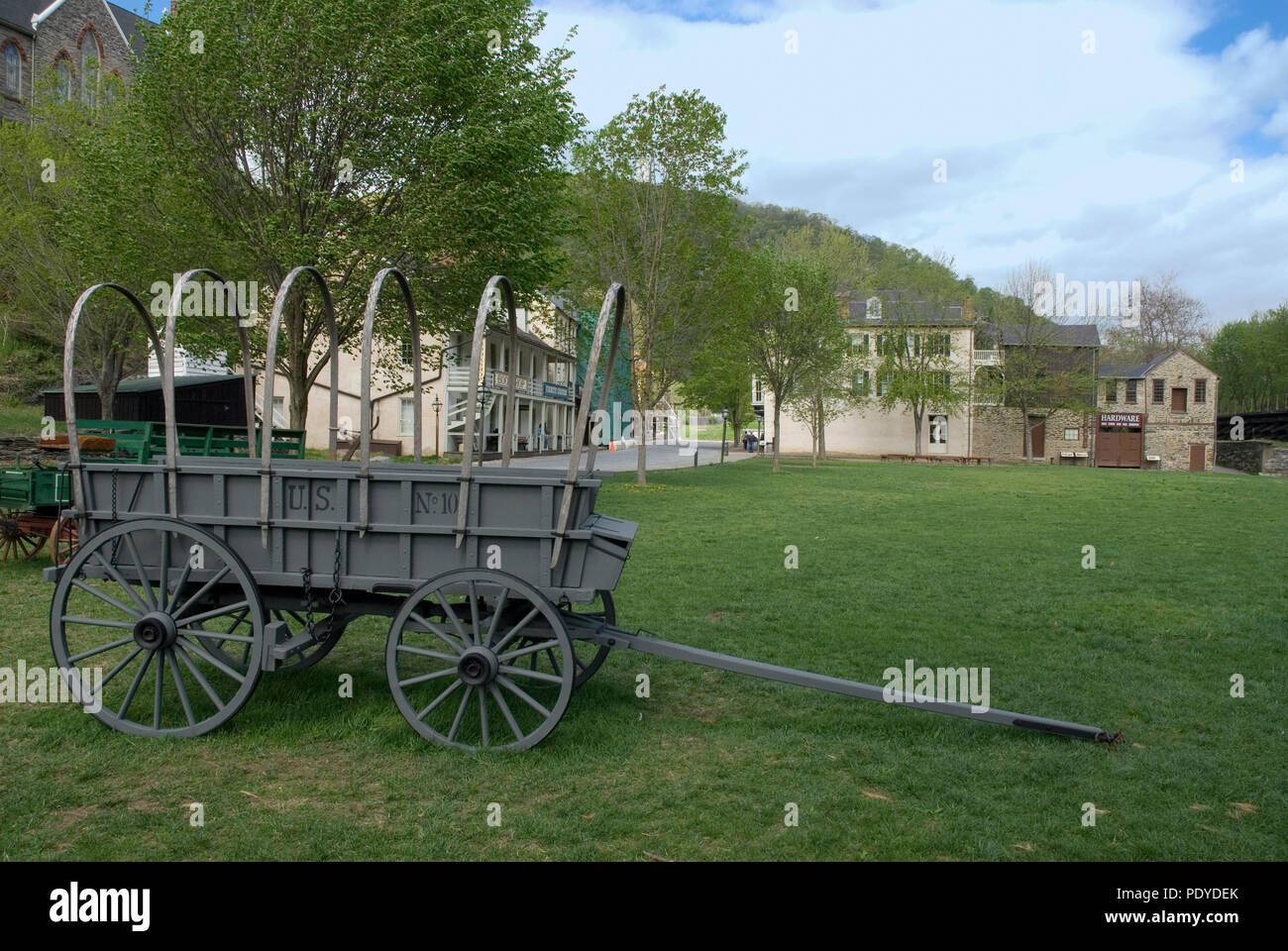 Harper's Ferry, en Virginie de l'emplacement de John Brown's d'avant la guerre de raid et batailles de la guerre civile. Banque D'Images