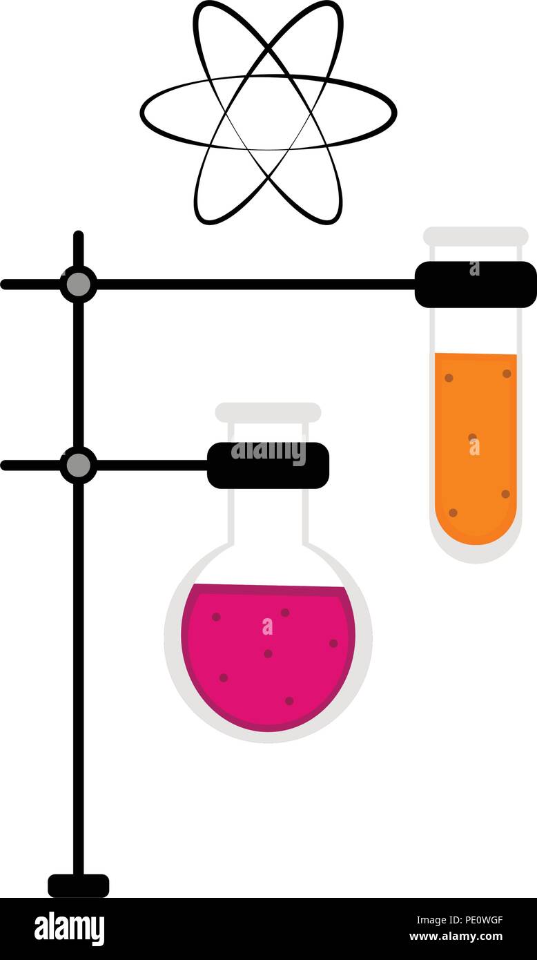 L'icône de la classe de l'école des sciences Illustration de Vecteur