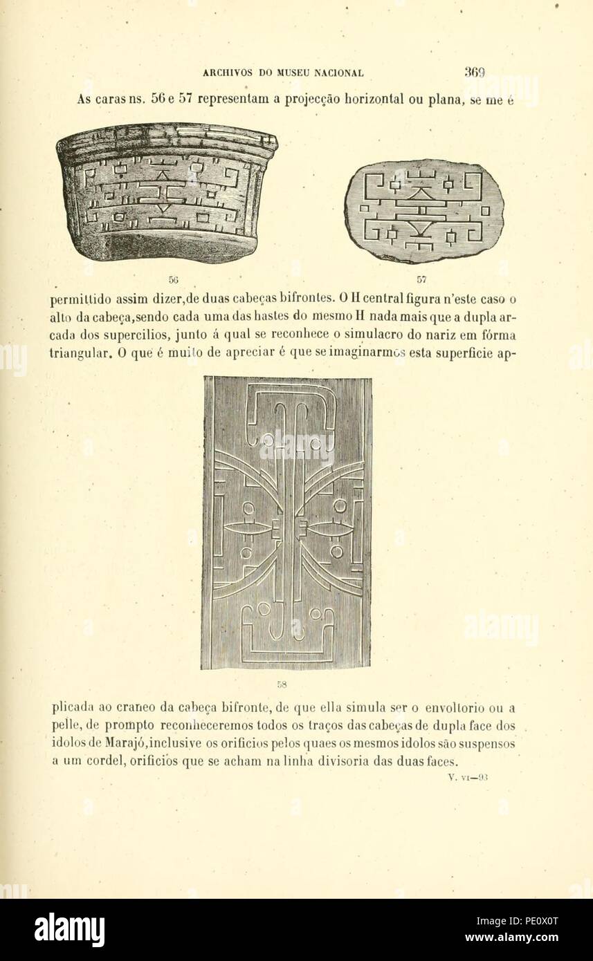 Archivos do Museu Nacional do Rio de Janeiro (page 369) Banque D'Images