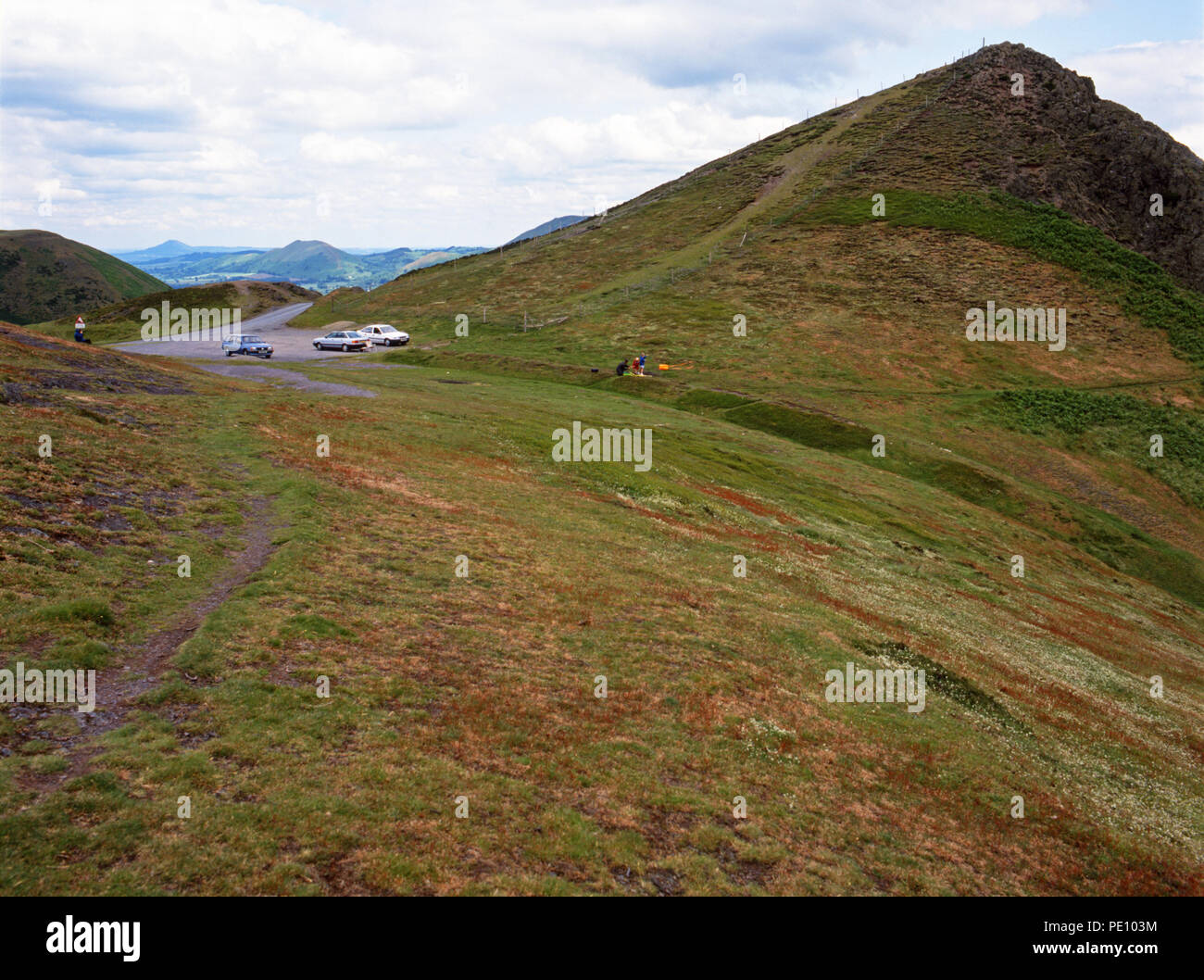 Long Mynd, Shropshire, Angleterre Banque D'Images