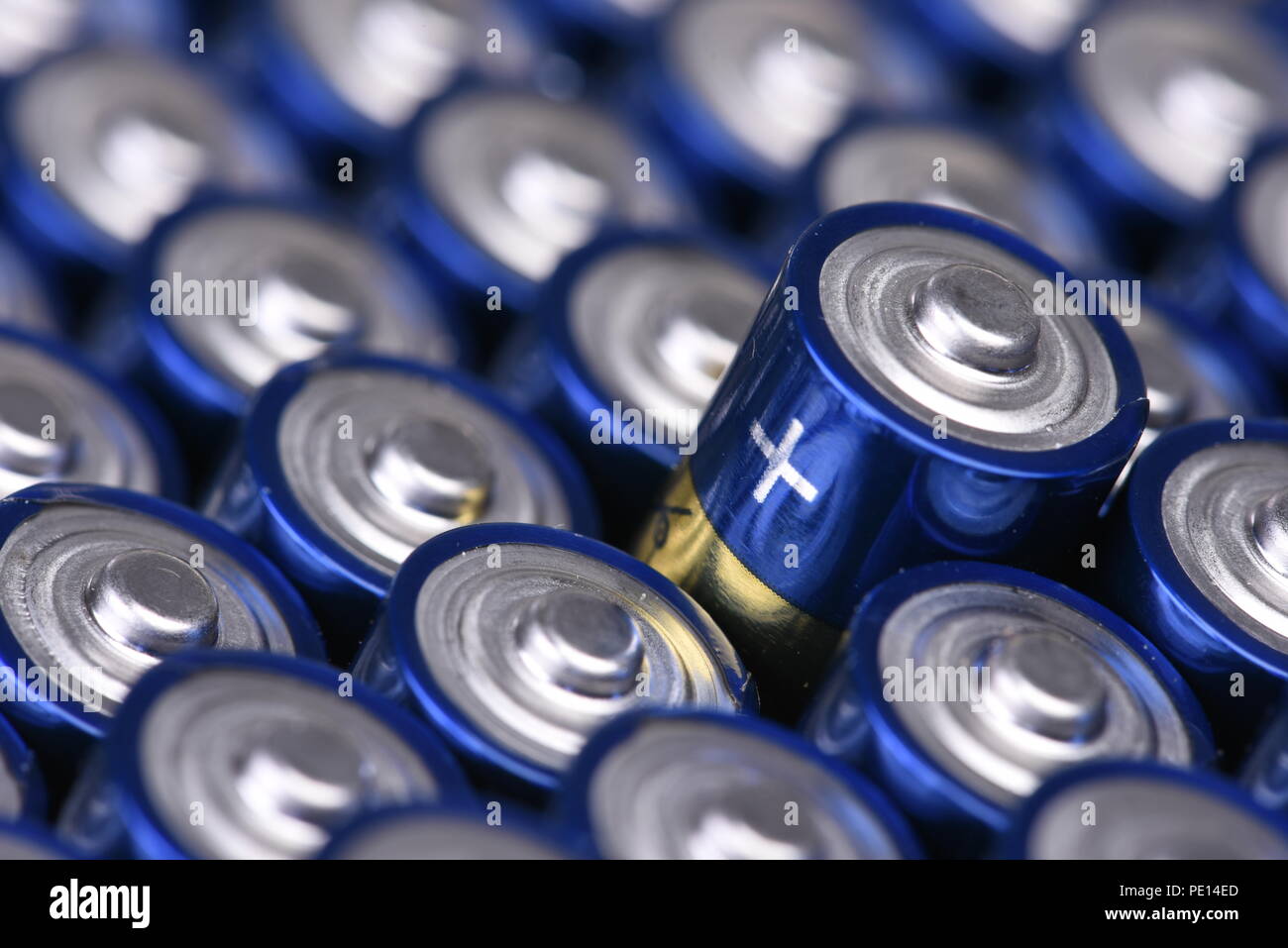 Batterie alcaline de type AAA Banque D'Images