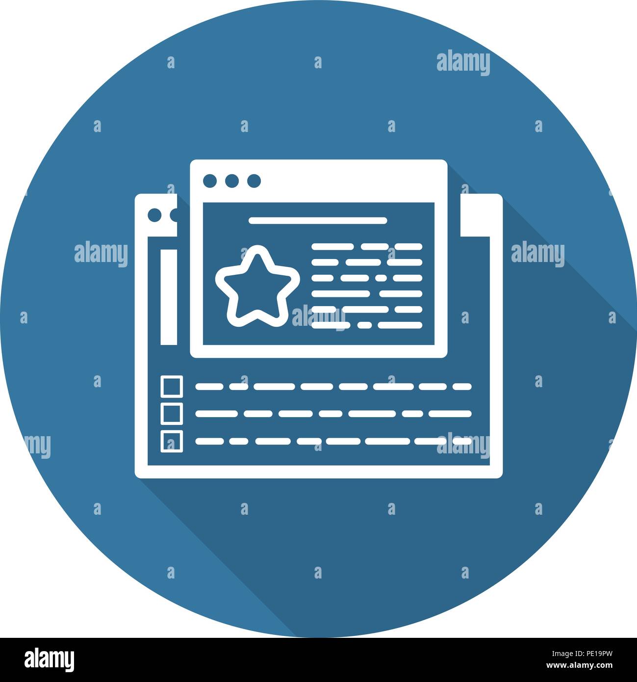 L'icône de la ligne de commentaires des clients. Illustration de Vecteur