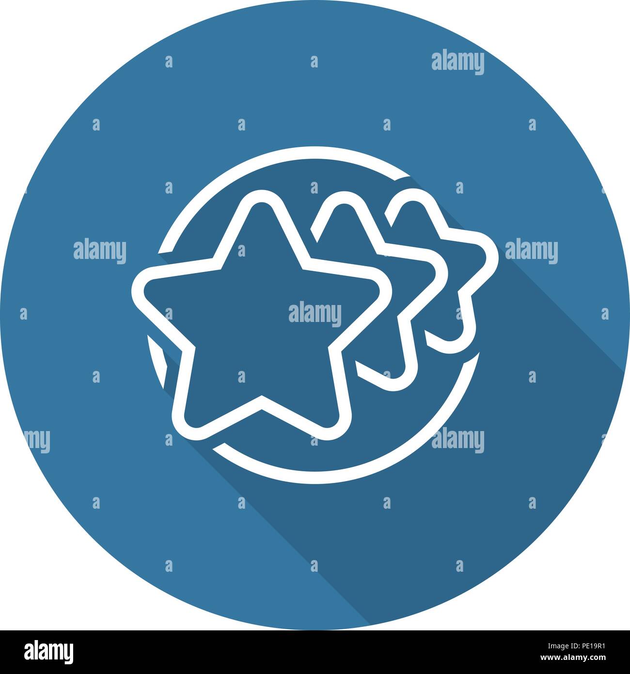 Évaluation de la clientèle icône Ligne. Illustration de Vecteur