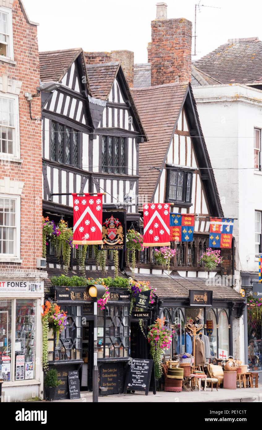 Le bras de Berkeley à Tewkesbury, Gloucestershire, Angleterre, UKK Banque D'Images