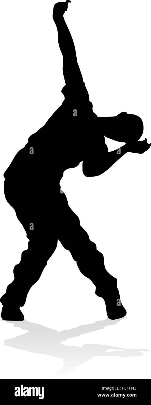 Street Dance Dancer Silhouette Illustration de Vecteur