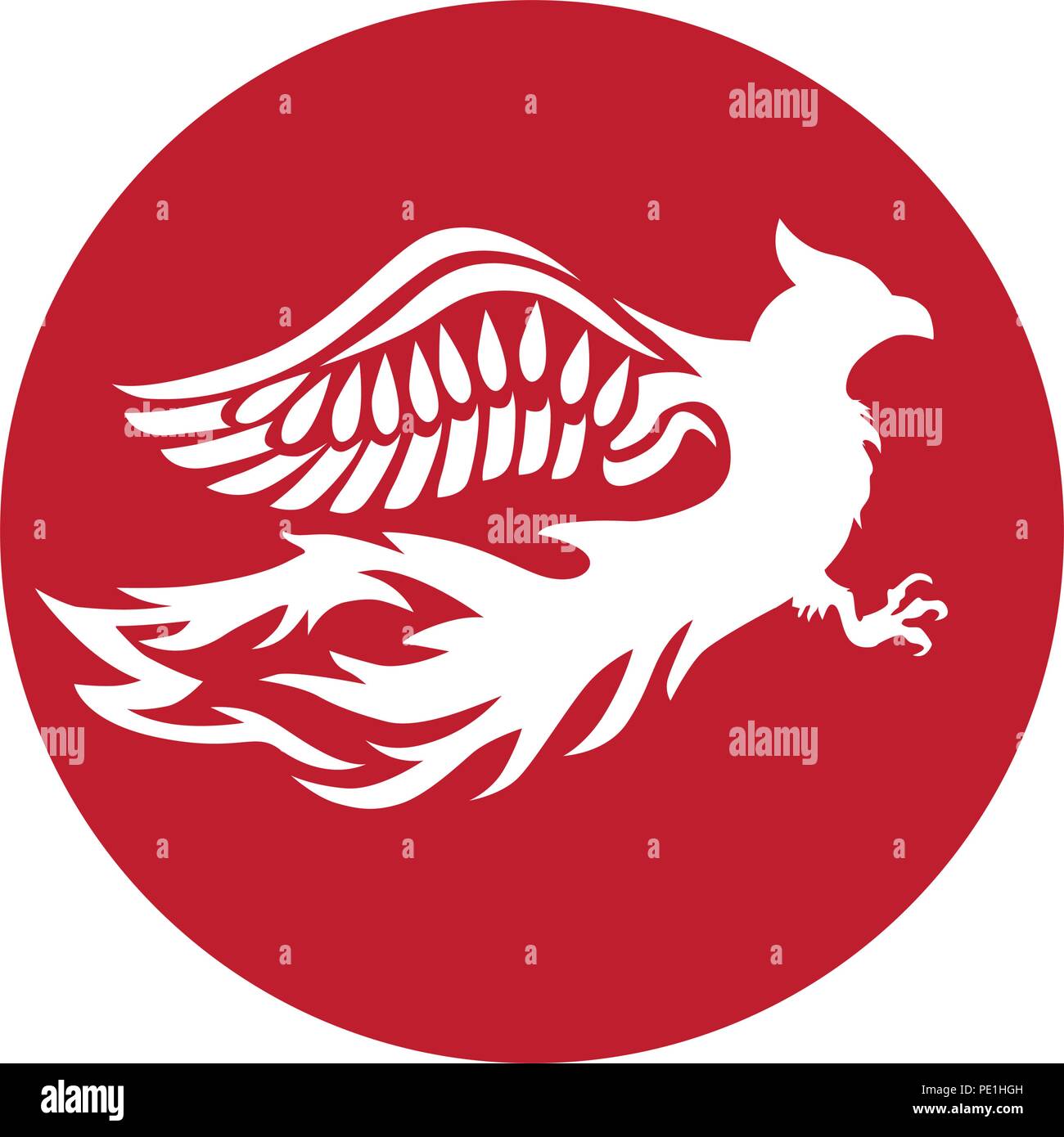 Phoenix Bird, Résumé Illustration de Vecteur