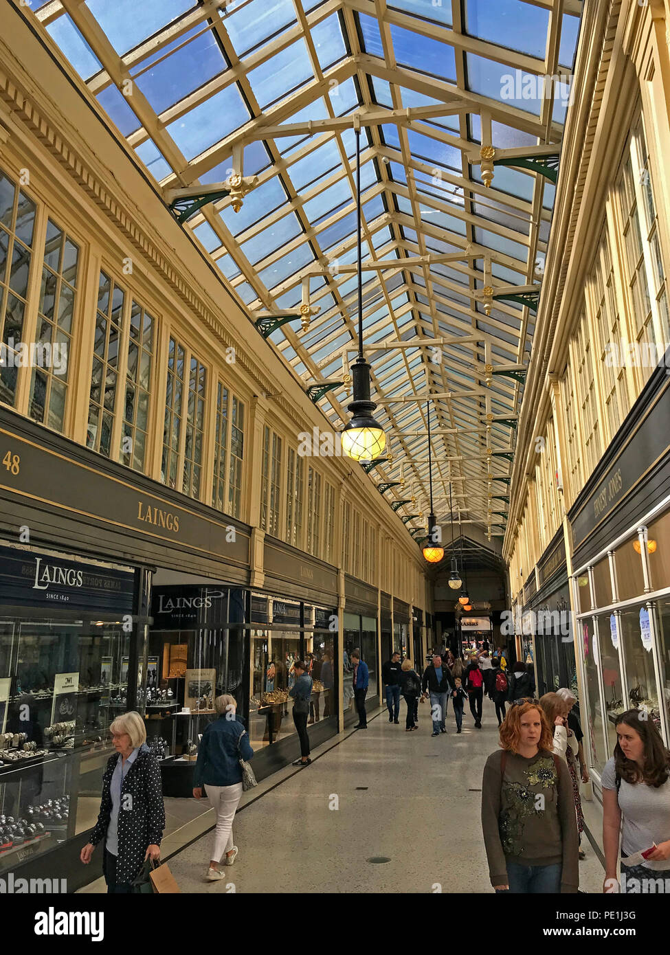 L'Argyll Arcade, Argyll Street, Glasgow, Scotland, UK Strathcylde, Banque D'Images