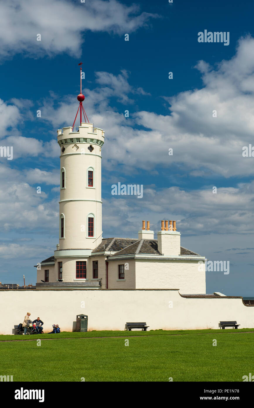 Le signal Tower Museum, Arbroath, Angus, Scotland. Banque D'Images