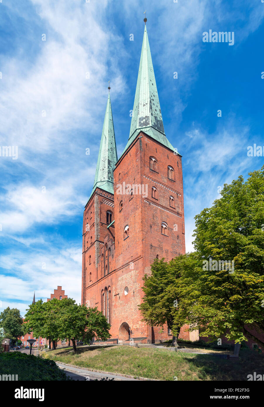 La Cathédrale de Lubeck (Lübecker Dom), Lubeck, Schleswig-Holstein, Allemagne Banque D'Images