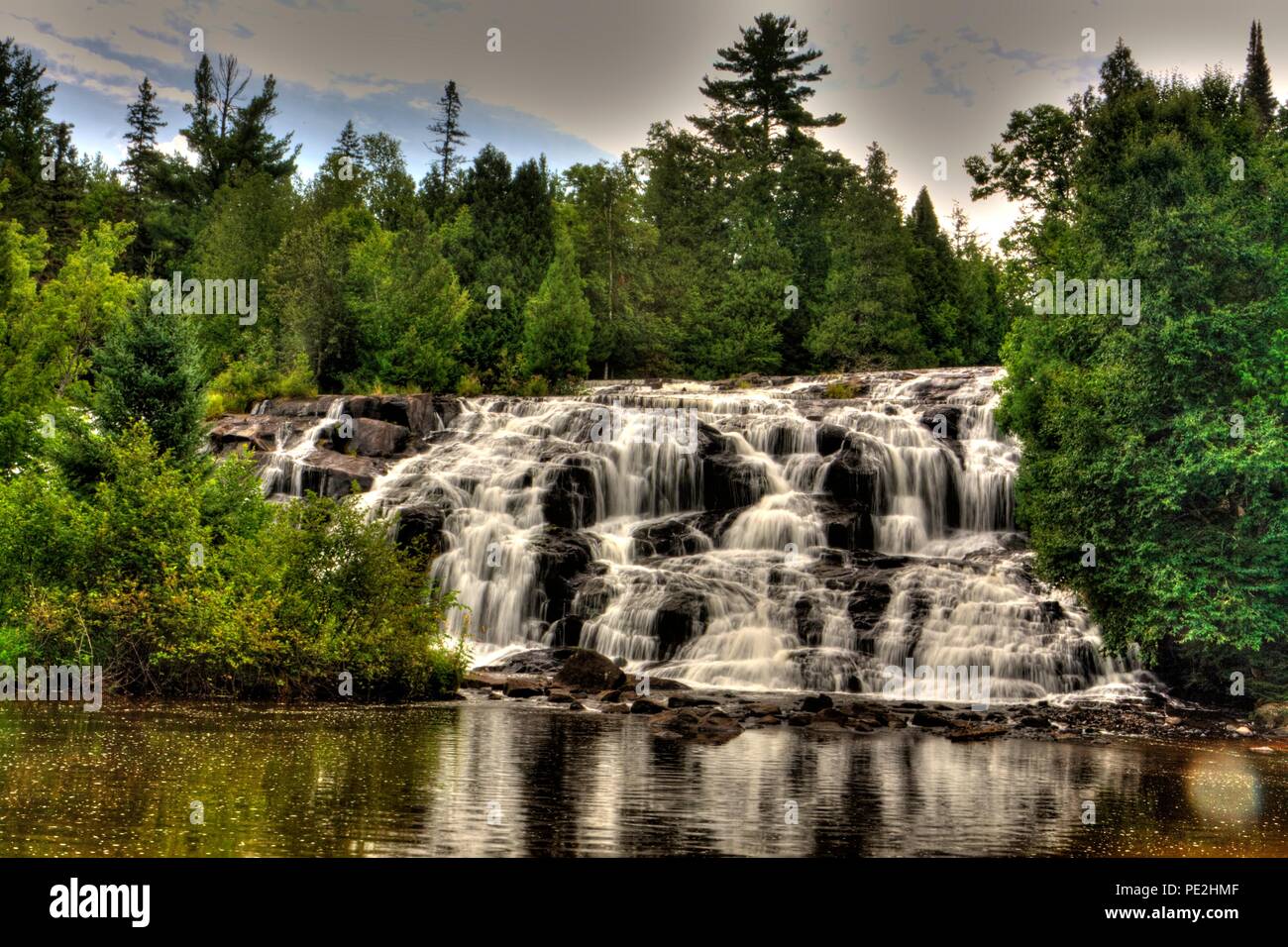 Bond Falls, au Michigan Banque D'Images