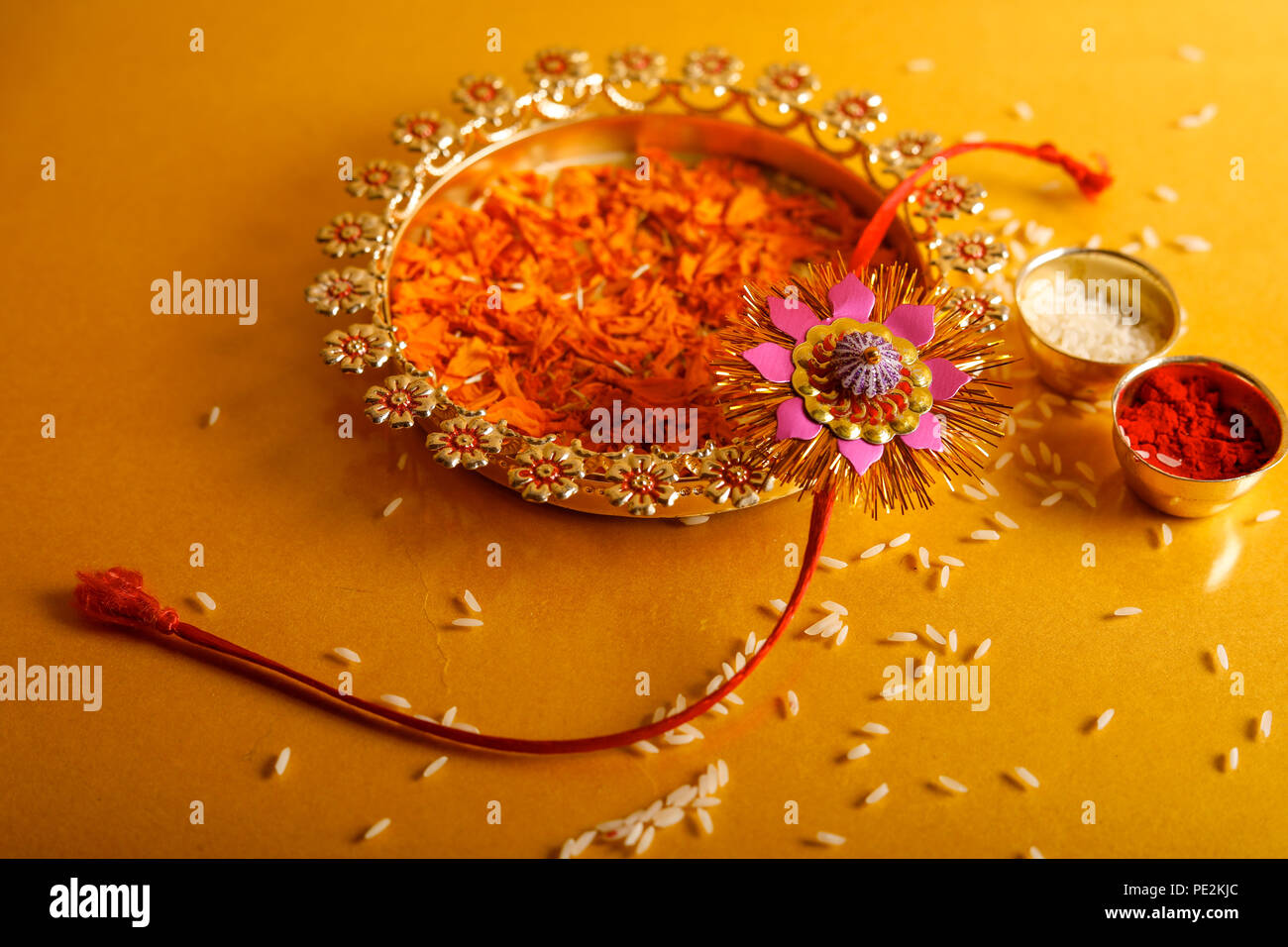 Festival indien Raksha bandhan , Rakhi Banque D'Images