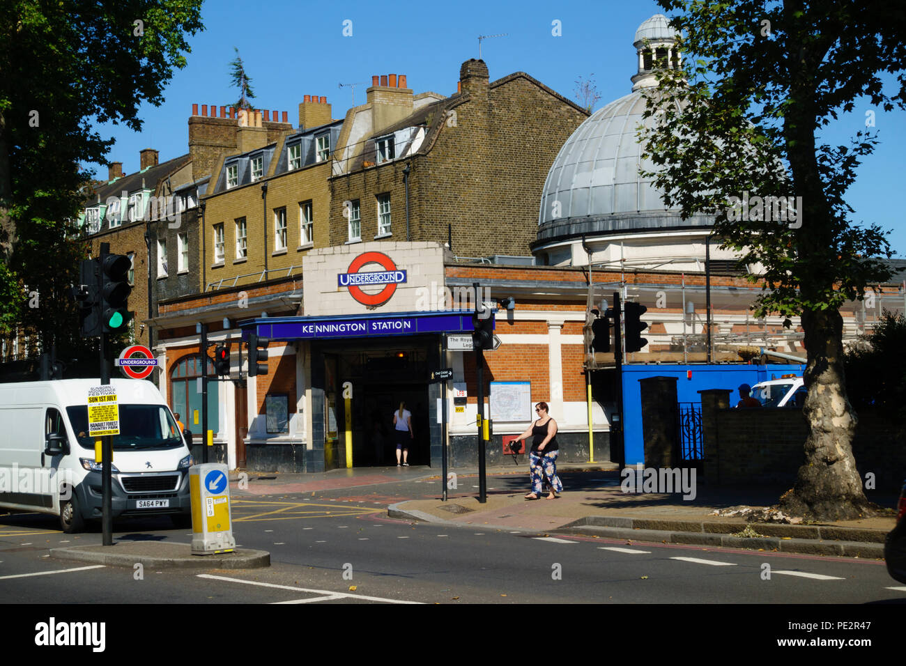 La station de métro Kennington, Londres, Angleterre Banque D'Images