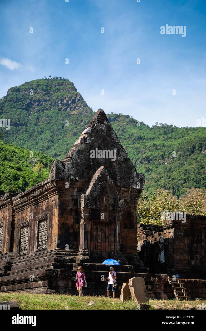 Wat Phou Champassak, Laos, Banque D'Images
