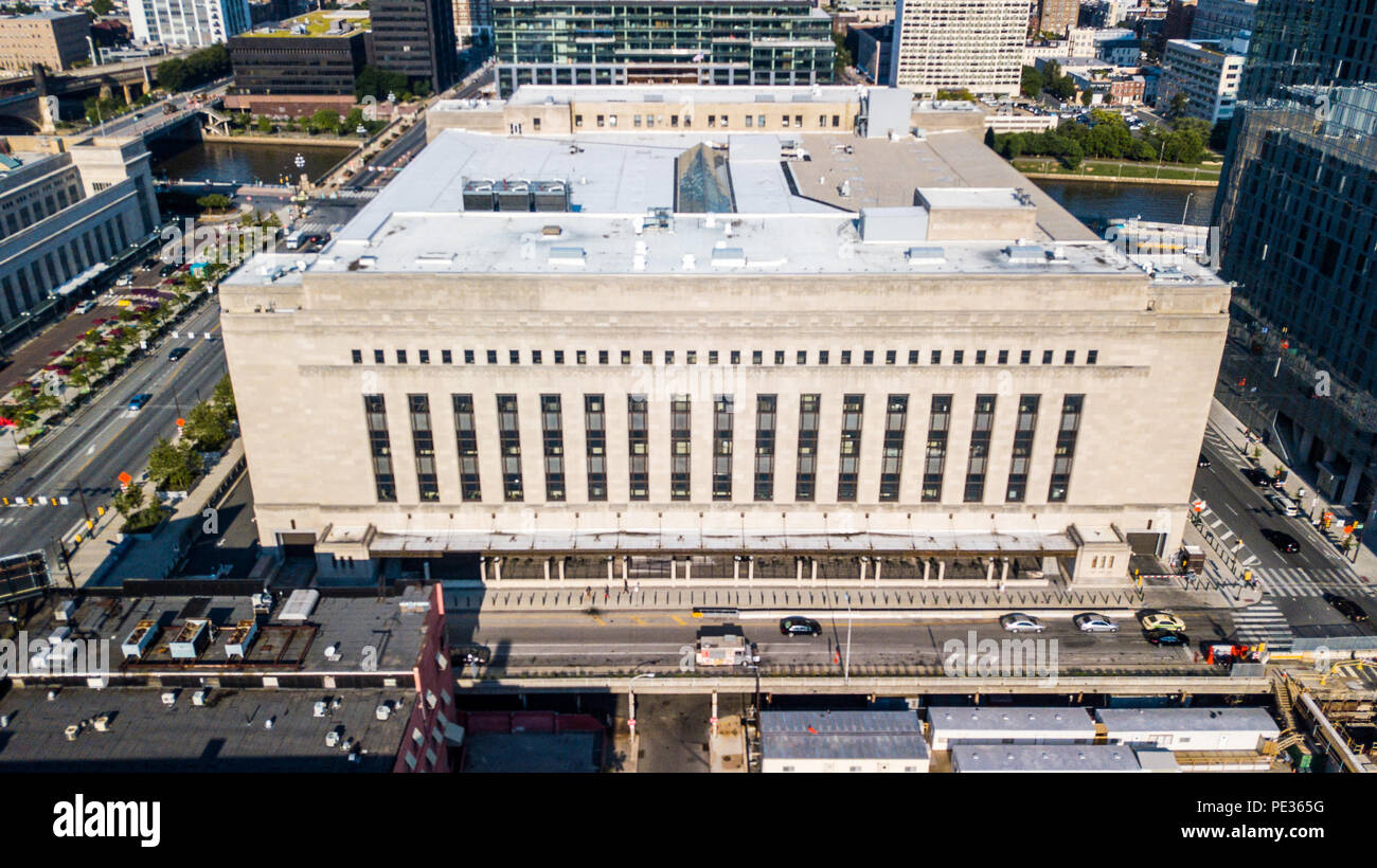 Internal Revenue Service, l'ancien bureau de poste principal de Philadelphie - construit en 1935, Philadelphie, PA Banque D'Images