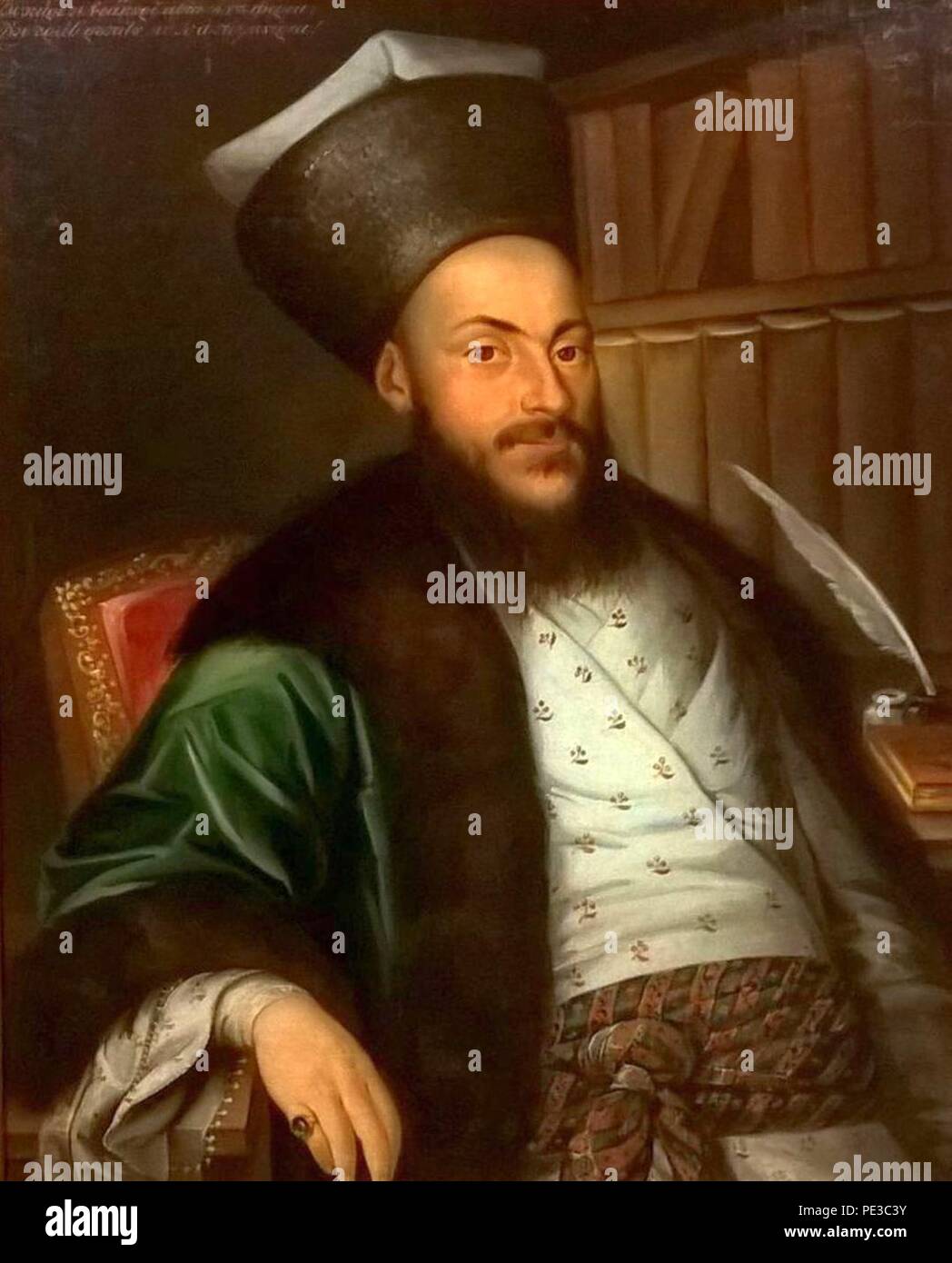 Anton Chaldek - Alecu Văcărescu. Banque D'Images