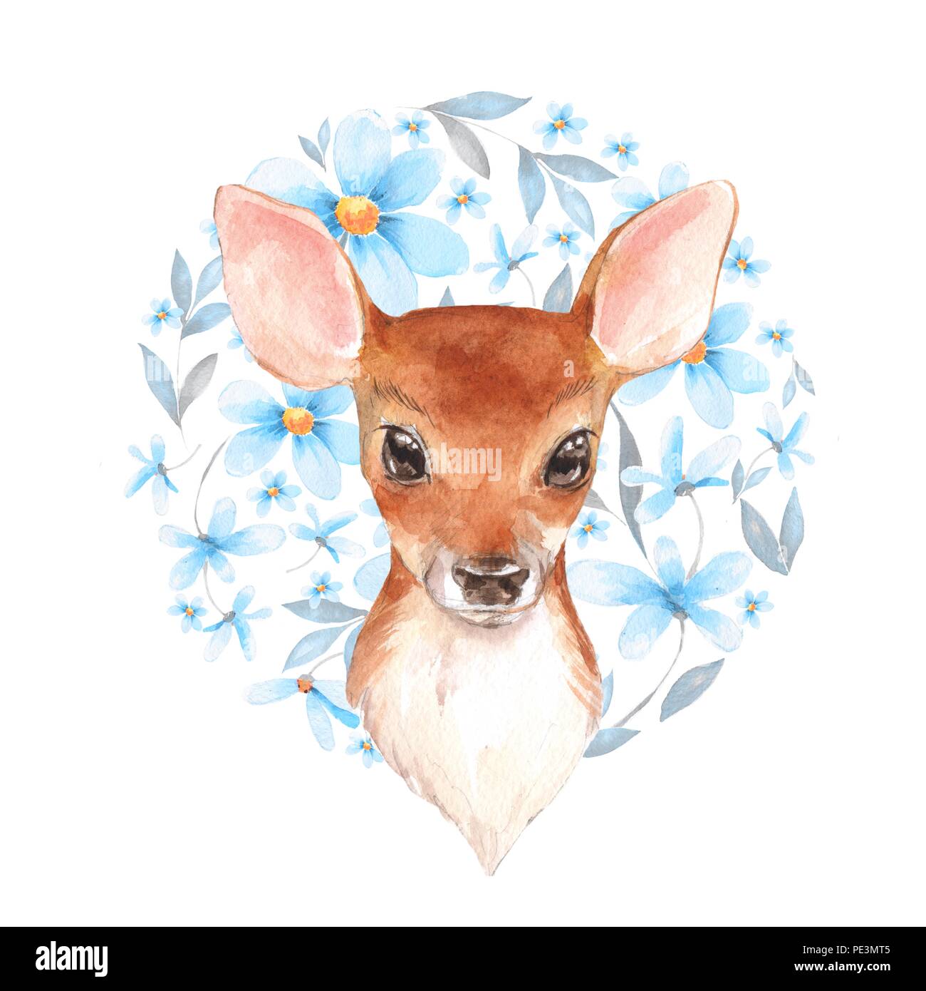 Bebe Chevreuil Et De Fleurs Hand Drawn Mignon Faon Illustration A L Aquarelle Photo Stock Alamy Bebe Chevreuil Et De Fleurs Hand Drawn Mignon Faon Illustration A L Aquarelle Photo Stock Alamy