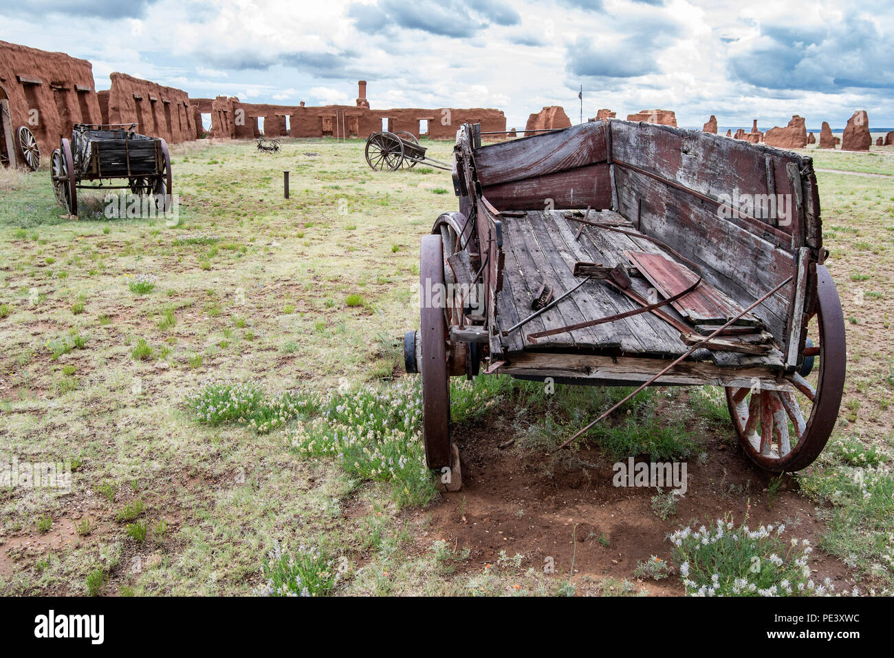 Fort Union NM, Mora Comté, NM, États-Unis d'Amérique, par Dominique Braud/Dembinsky Assoc Photo Banque D'Images